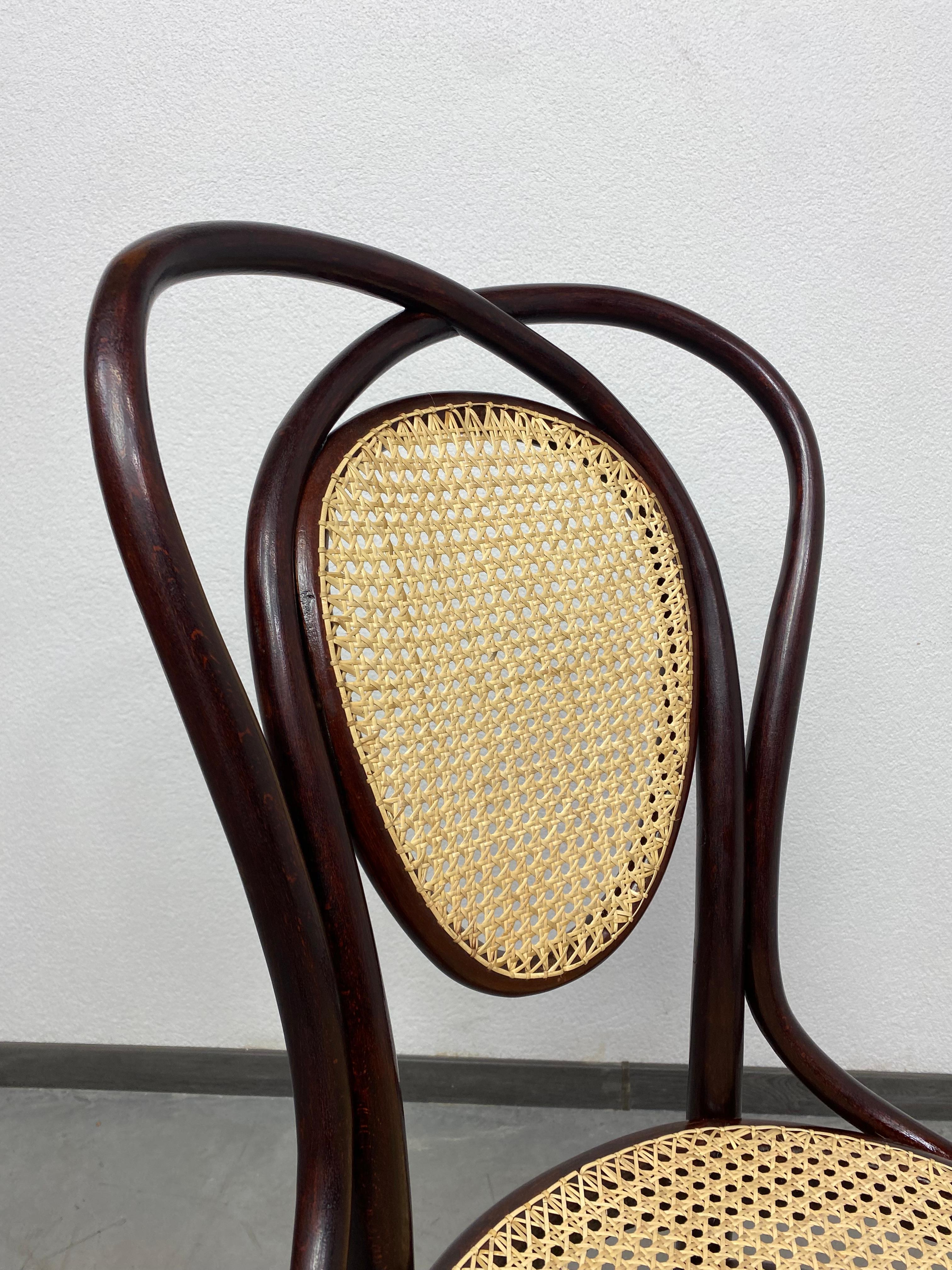 Austrian Bentwood dining room chair no.33 by J&J Kohn For Sale