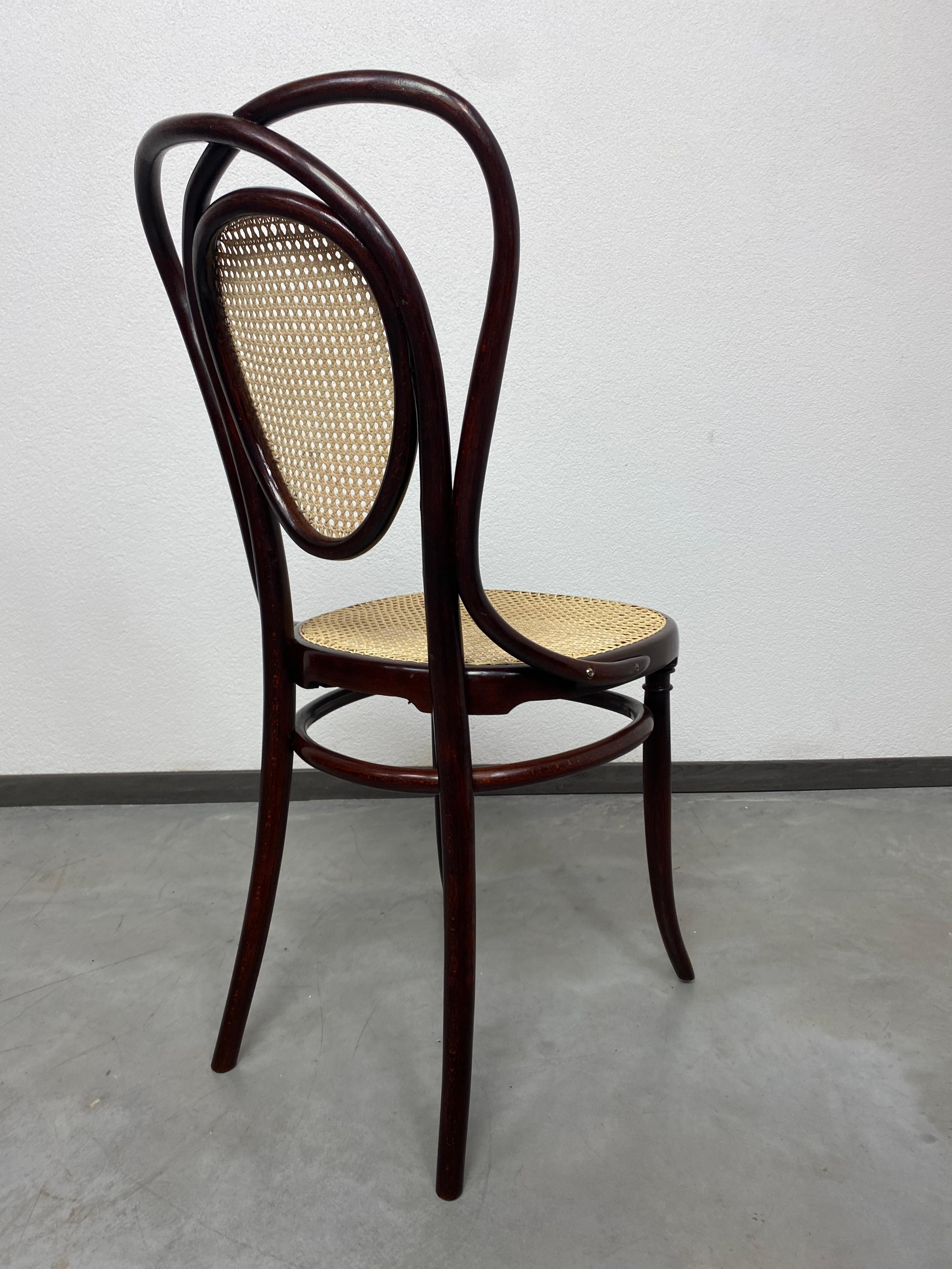 Bentwood dining room chair no.33 by J&J Kohn For Sale 1