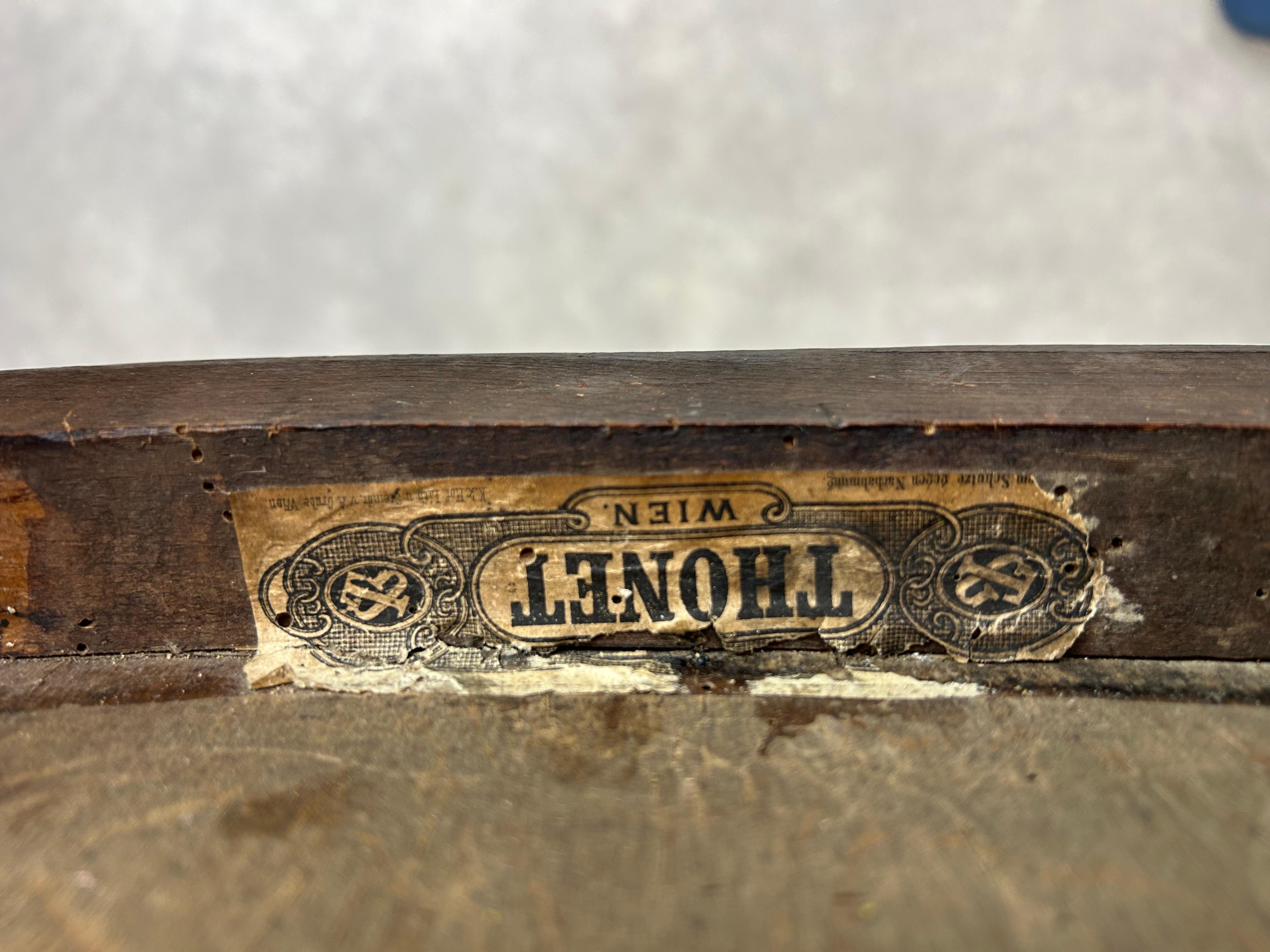 Esszimmerstühle aus Bugholz von Thonet Österreich im Angebot 7