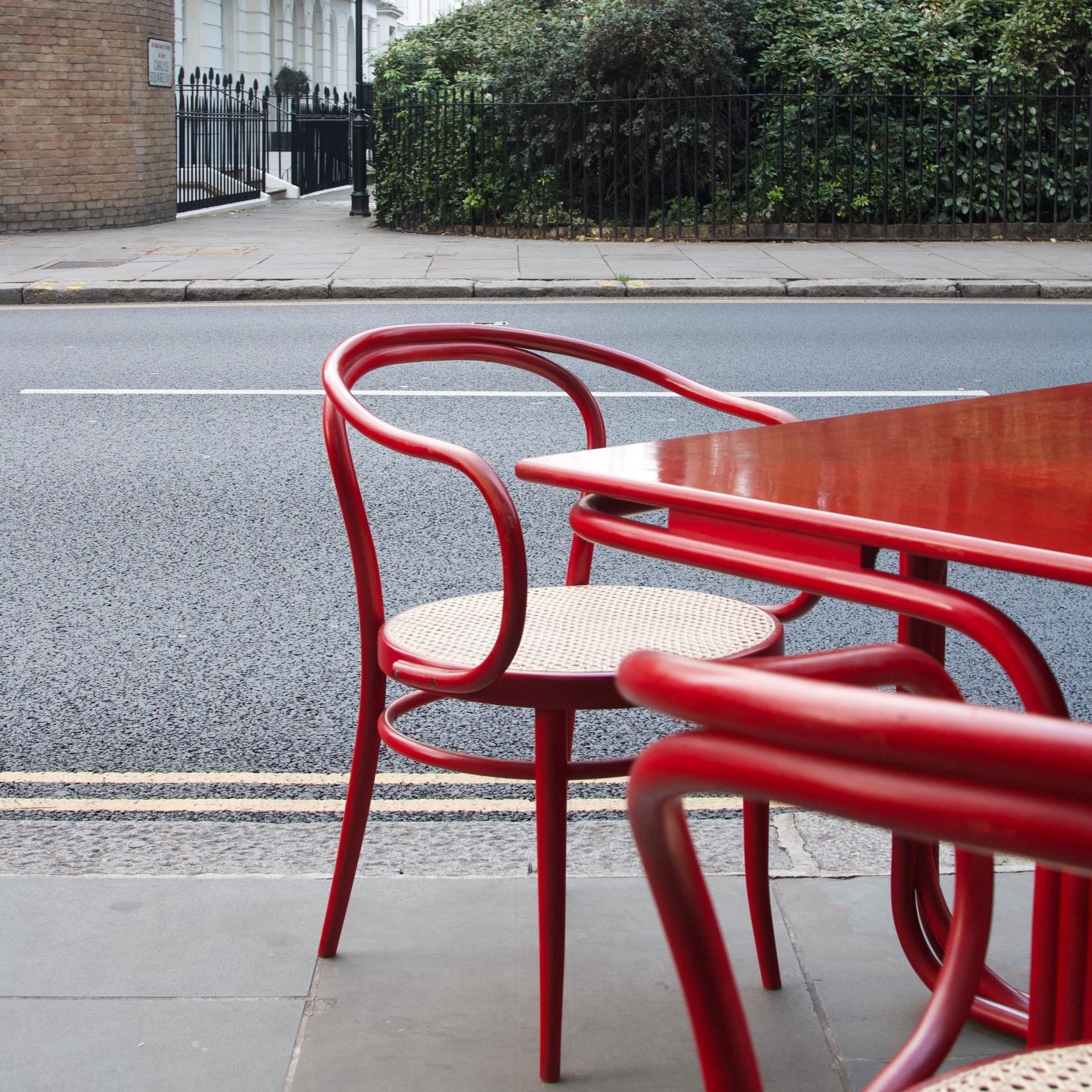 Bentwood Embassy Table & Four Chairs, Jan Bočan For Sale 6