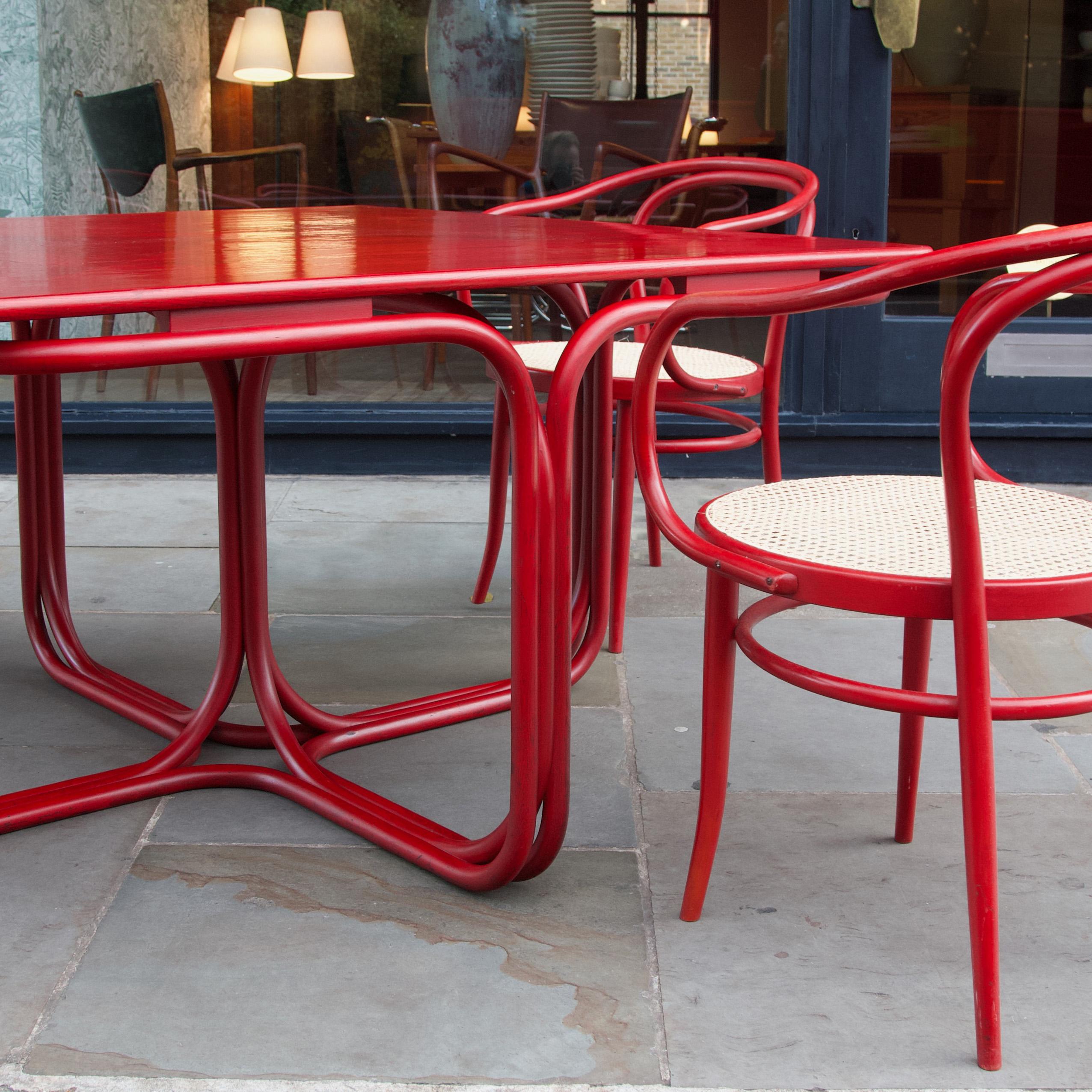 Bentwood Embassy Table & Four Chairs, Jan Bočan For Sale 10