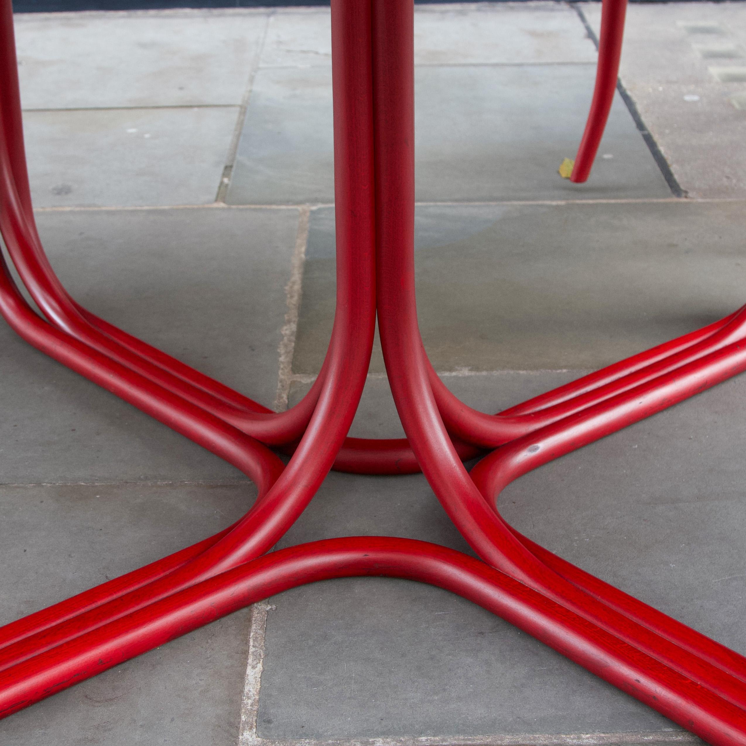 Bentwood Embassy Table & Four Chairs, Jan Bočan For Sale 11