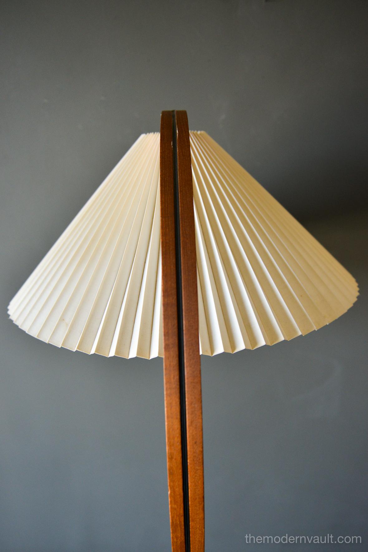 Late 20th Century Bentwood Floor Lamp by Mads Caprani of Denmark, circa 1971