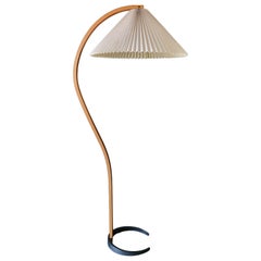 Vintage Bentwood Floor Lamp by Mads Caprani of Denmark, circa 1971