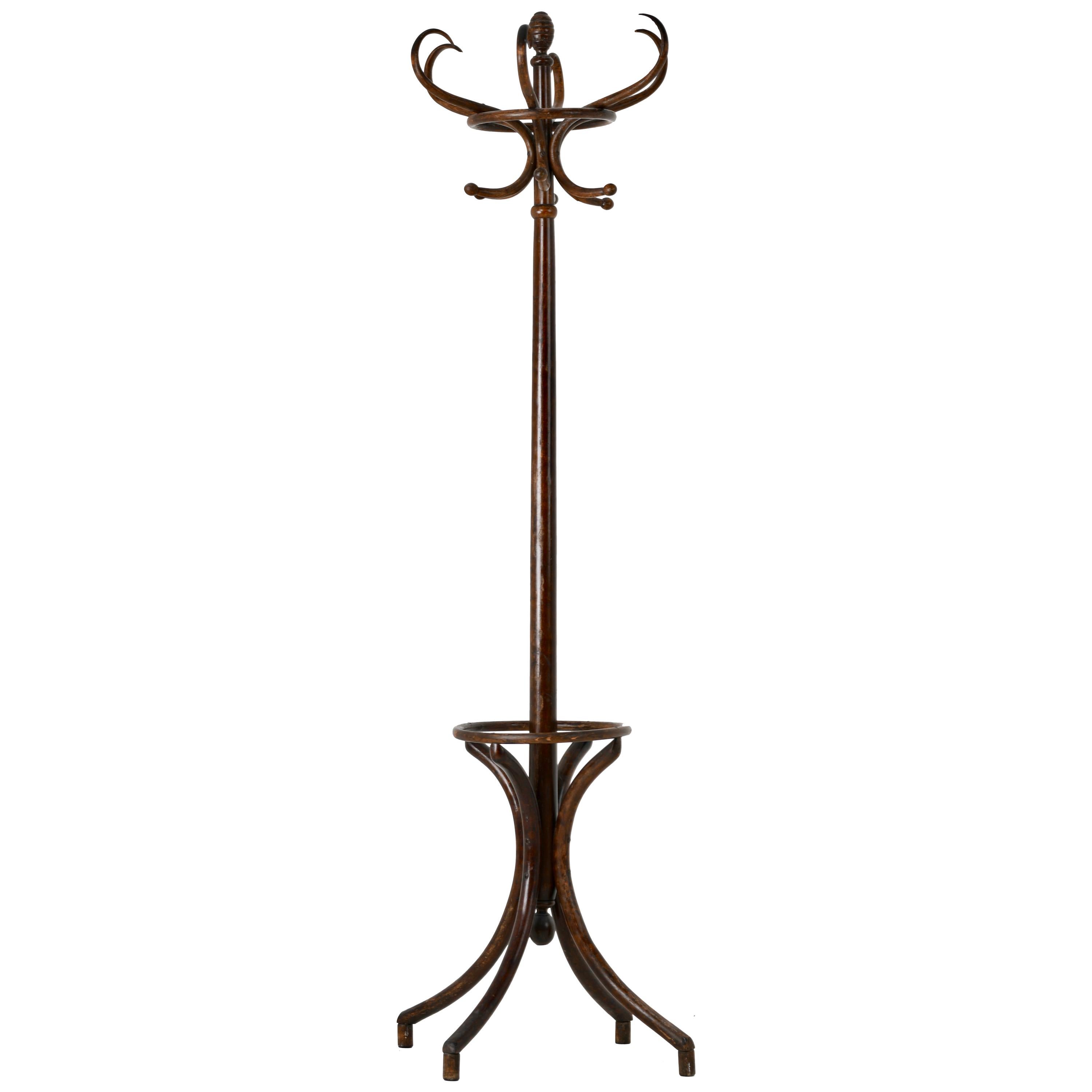 Bentwood Hat and Coat Stand, circa 1940 For Sale