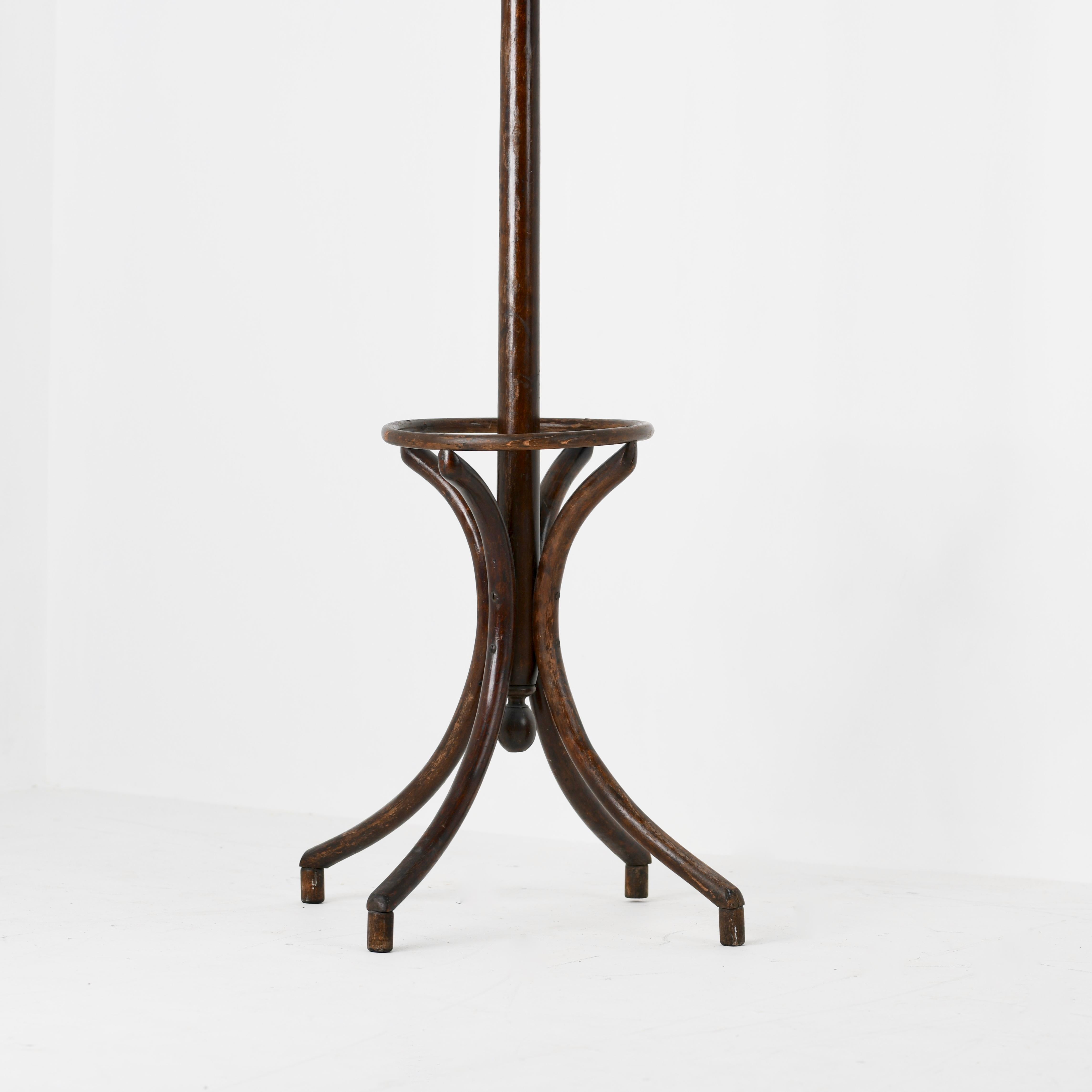 Vienna Secession Bentwood Hat and Coat Stand, circa 1940 For Sale
