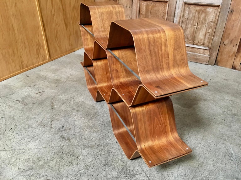 Bentwood Bookcase by Bill Curry at 1stDibs