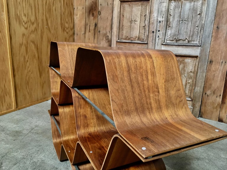 Bentwood Bookcase by Bill Curry at 1stDibs