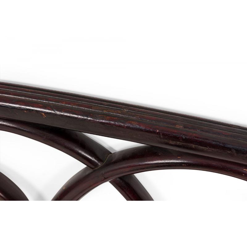 Bentwood Mahogany Twin Bed For Sale 2