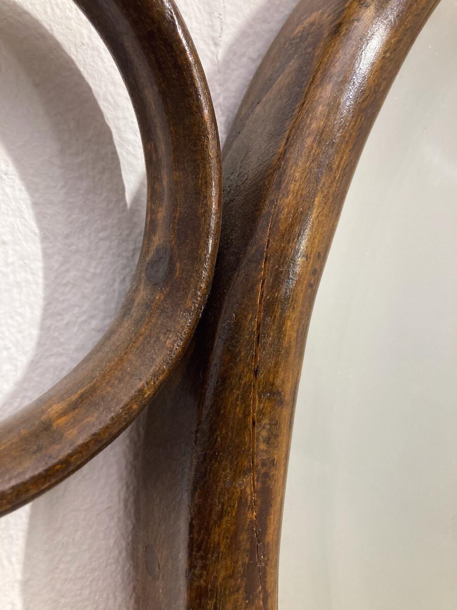 Specchio in bengala di Thonet, 1900 in vendita 2