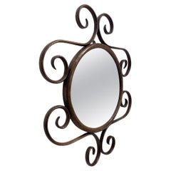 Specchio in bengala di Thonet, 1900