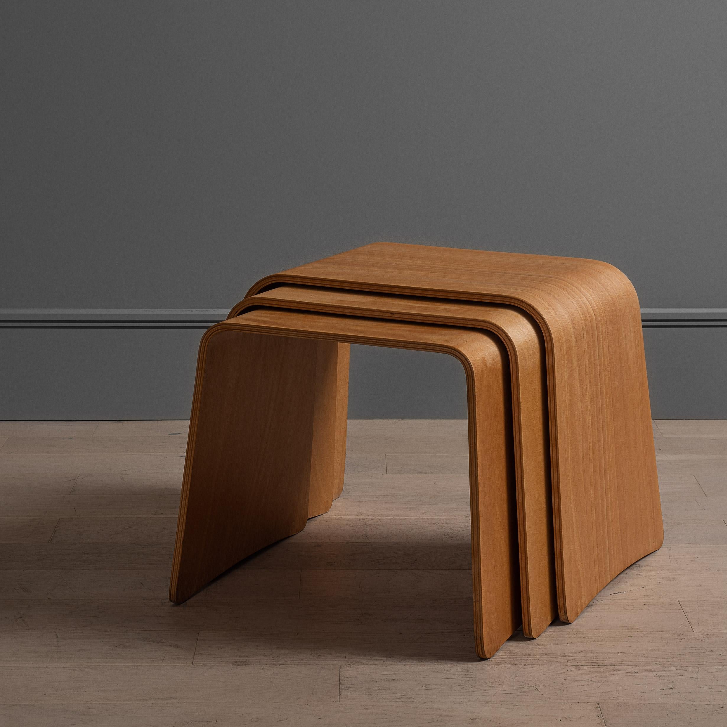 British Bentwood Nesting Tables
