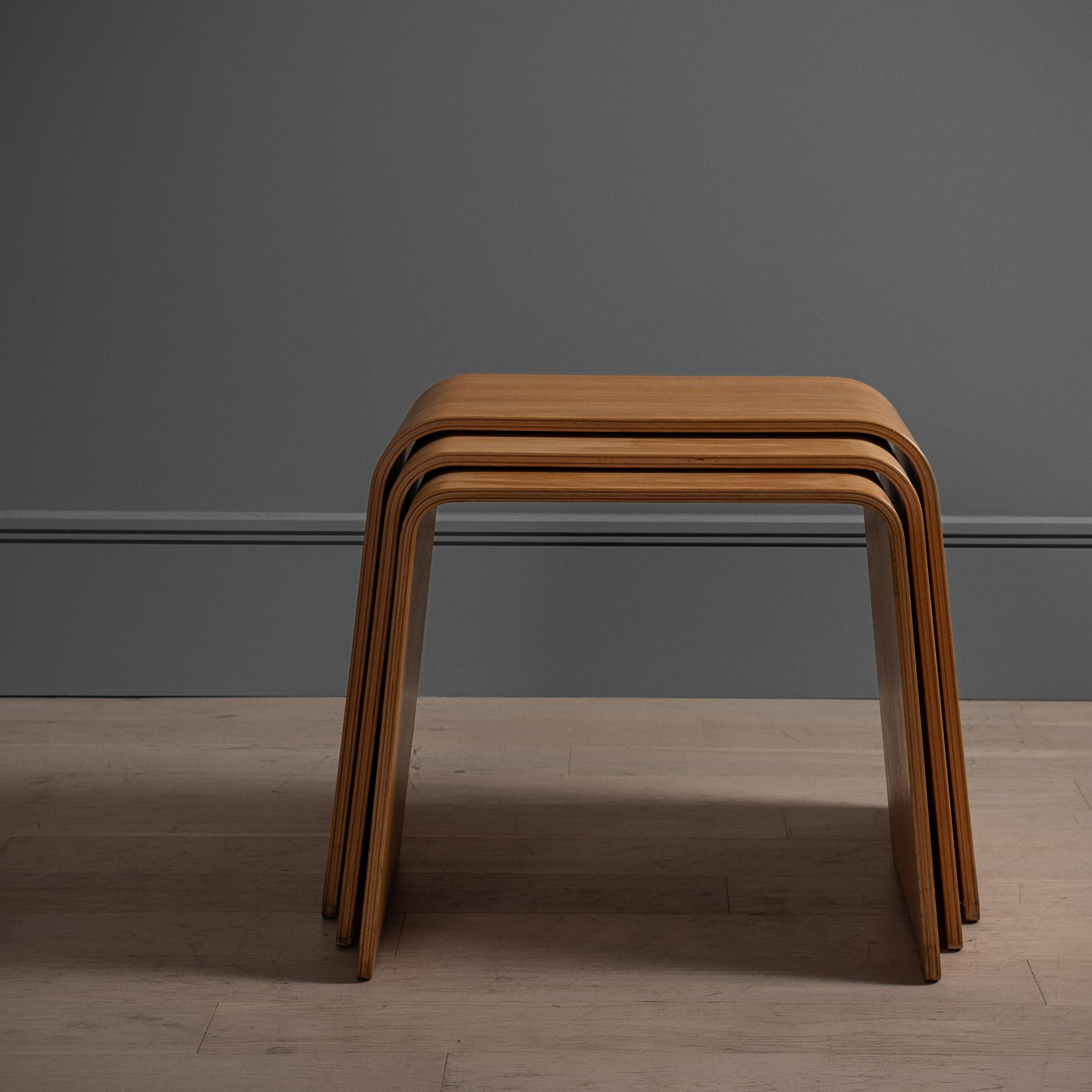 20th Century Bentwood Nesting Tables