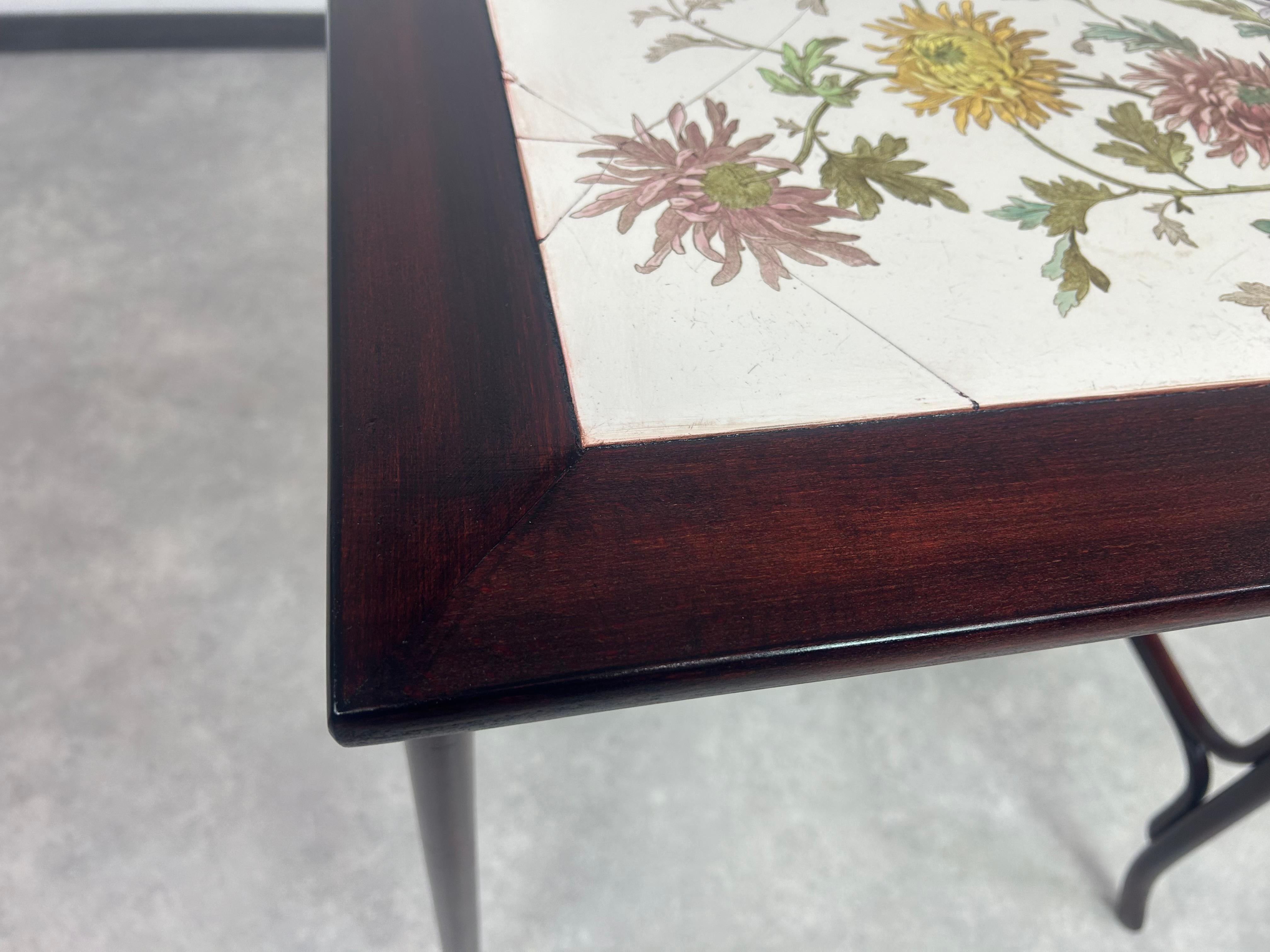 Nesting-Tische aus Bugholz mit Keramikplatte von Thonet im Angebot 6