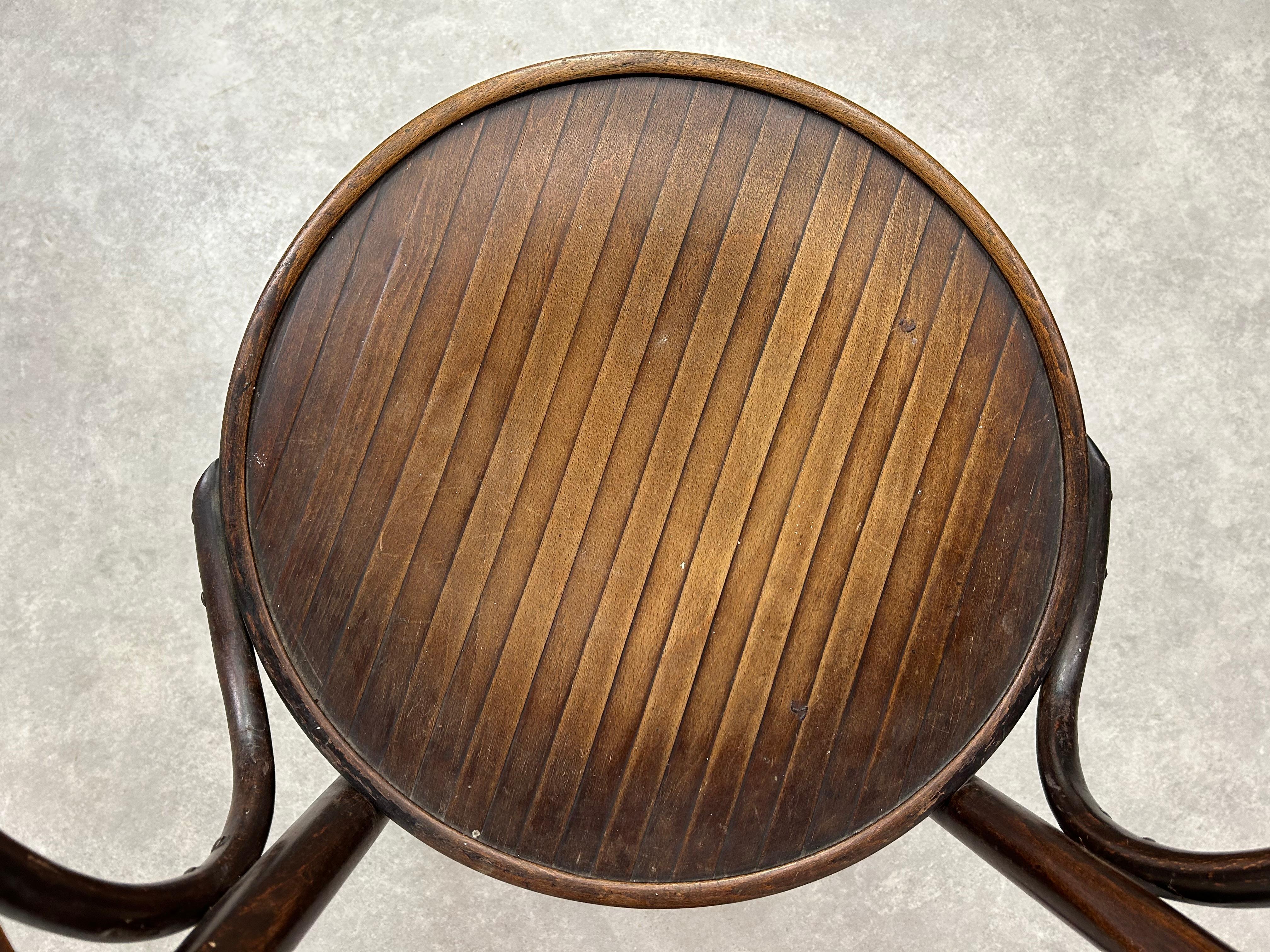 Hongrois Chaise de bureau en bois courbé de Thonet Debrecen en vente