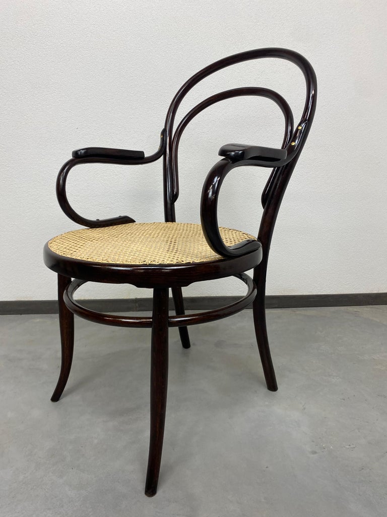 Bentwood Office Chair No.14 by J&J Kohn For Sale at 1stDibs