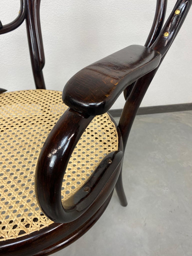 Bentwood Office Chair No.14 by J&J Kohn For Sale at 1stDibs