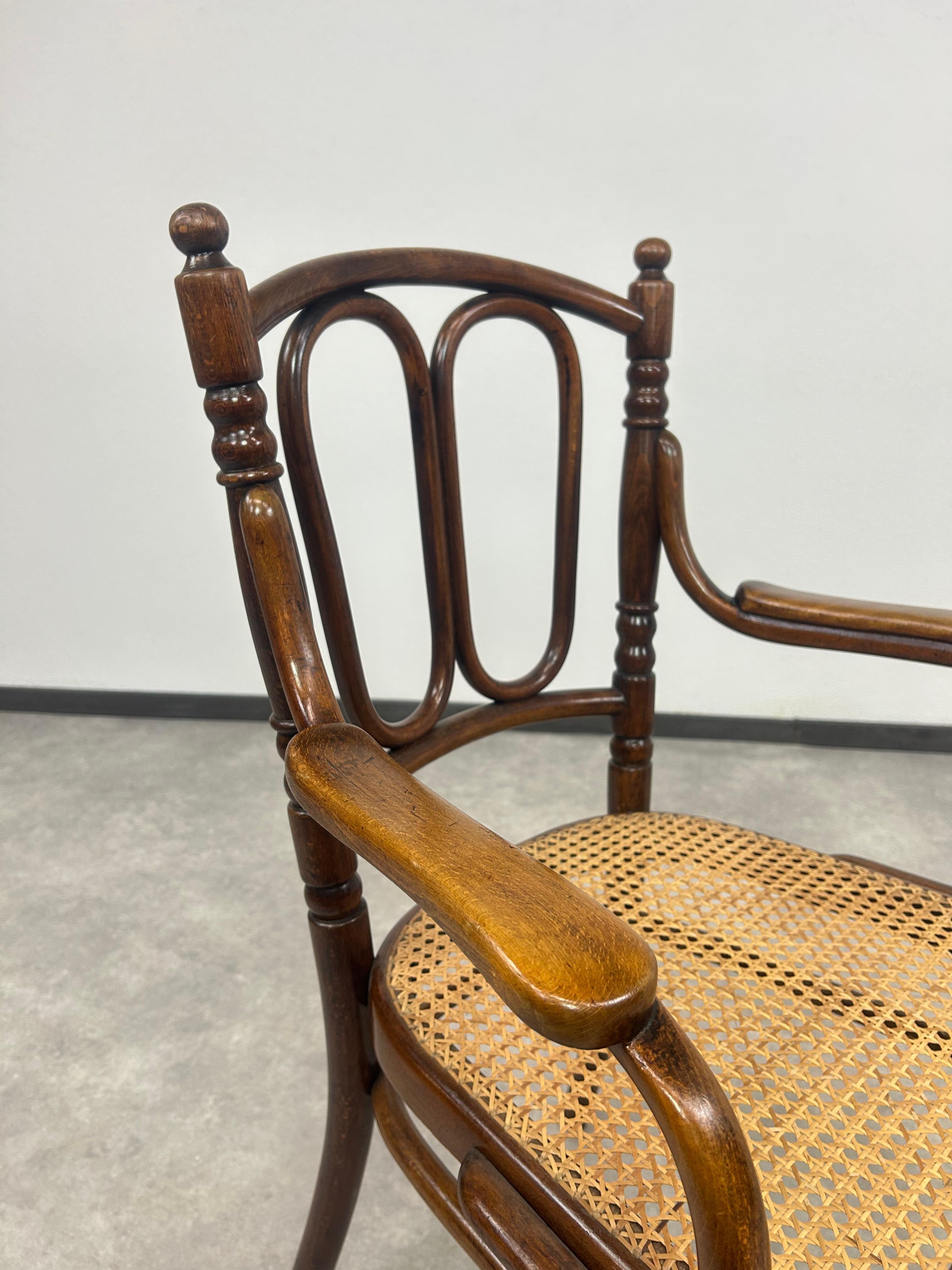 Silla de oficina de madera curvada n.º 88 de Thonet Austríaco en venta
