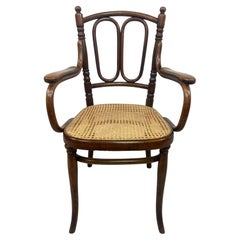Silla de oficina de madera curvada n.º 88 de Thonet
