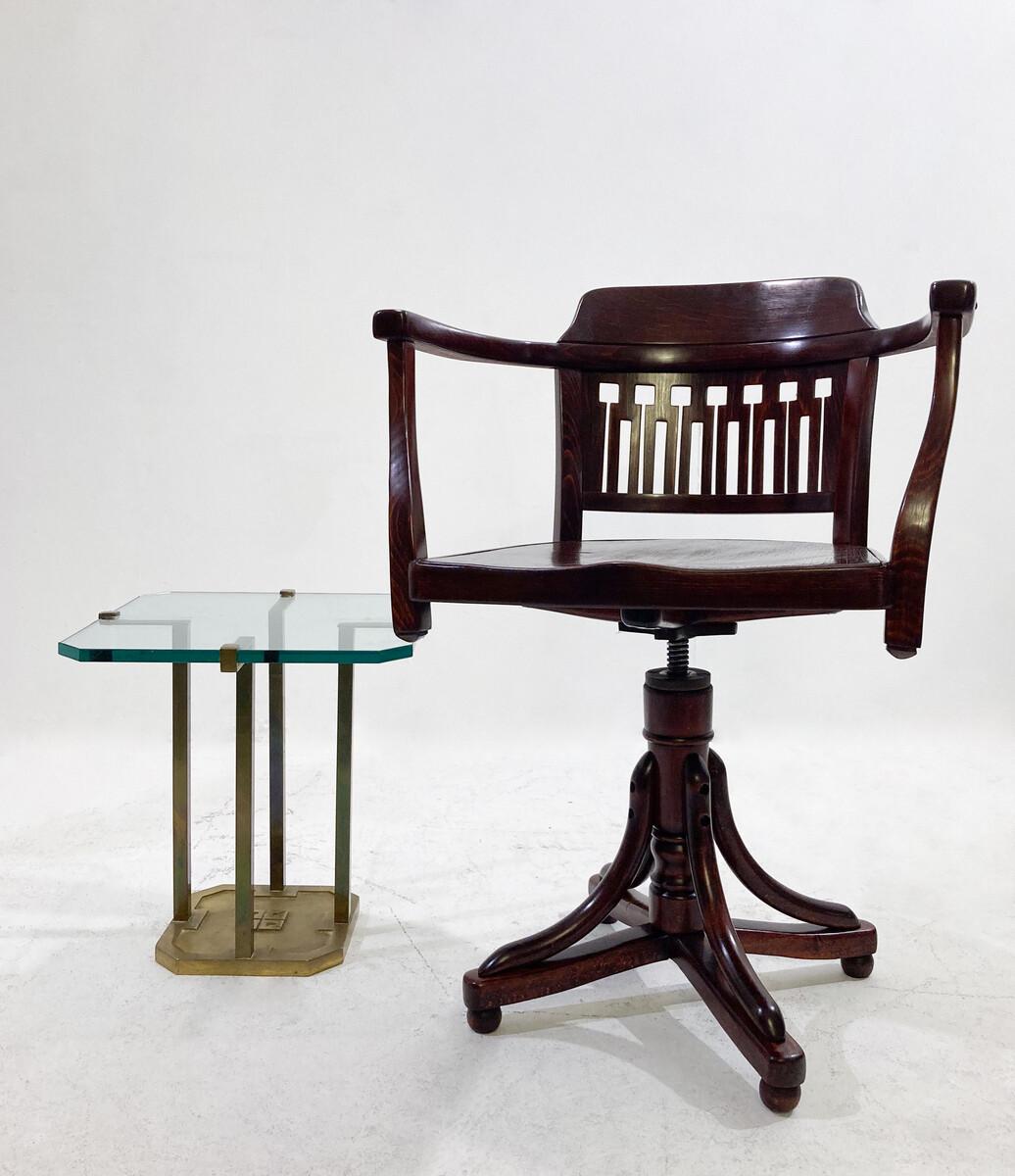 Bentwood Office Chair Otto Wagner for Thonet, 1930s In Good Condition For Sale In Brussels, BE