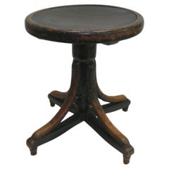 Antique Bentwood Piano Stool, Early 20. Century