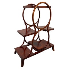 Antique Bentwood Plant Stand by Thonet