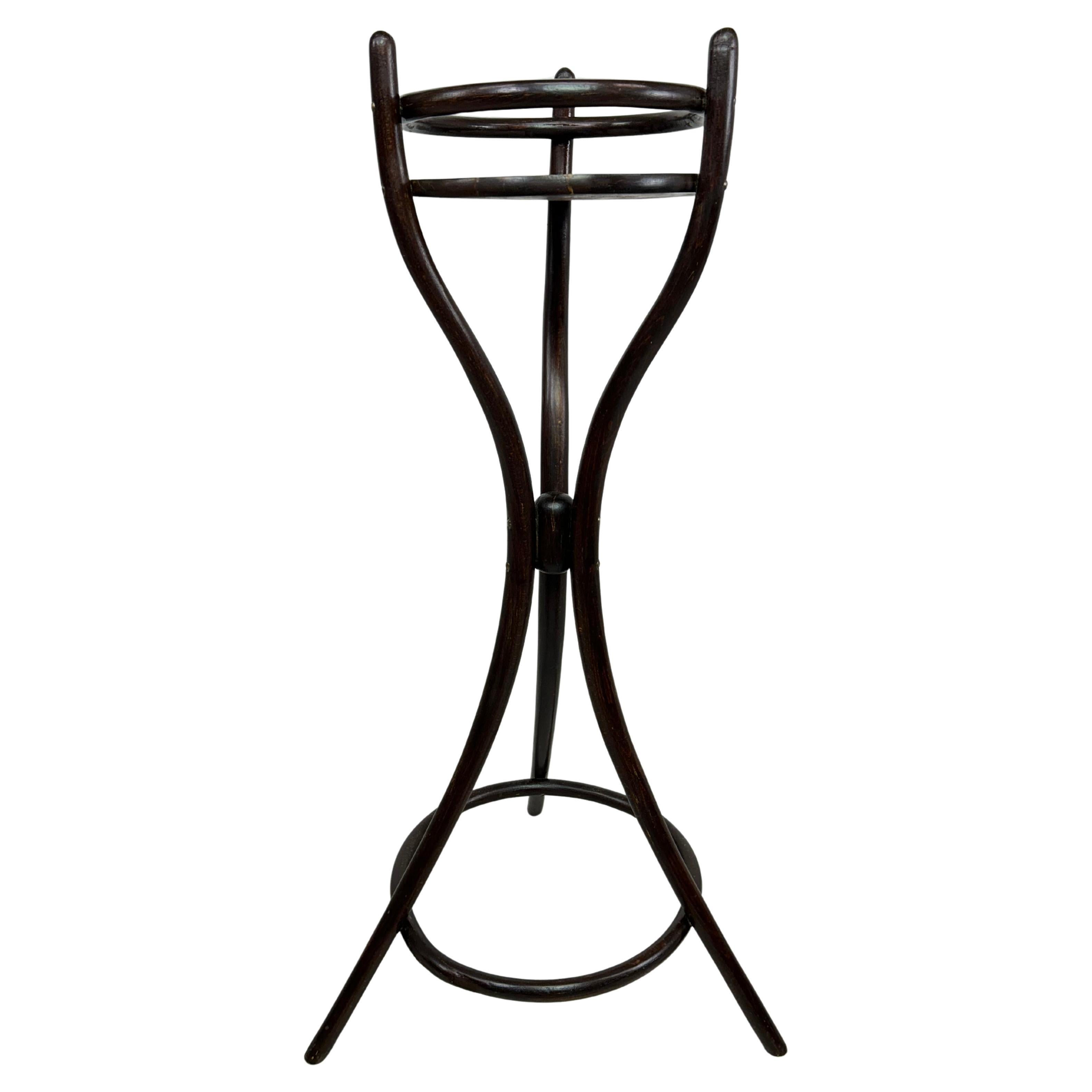Bentwood plant stand by Thonet For Sale