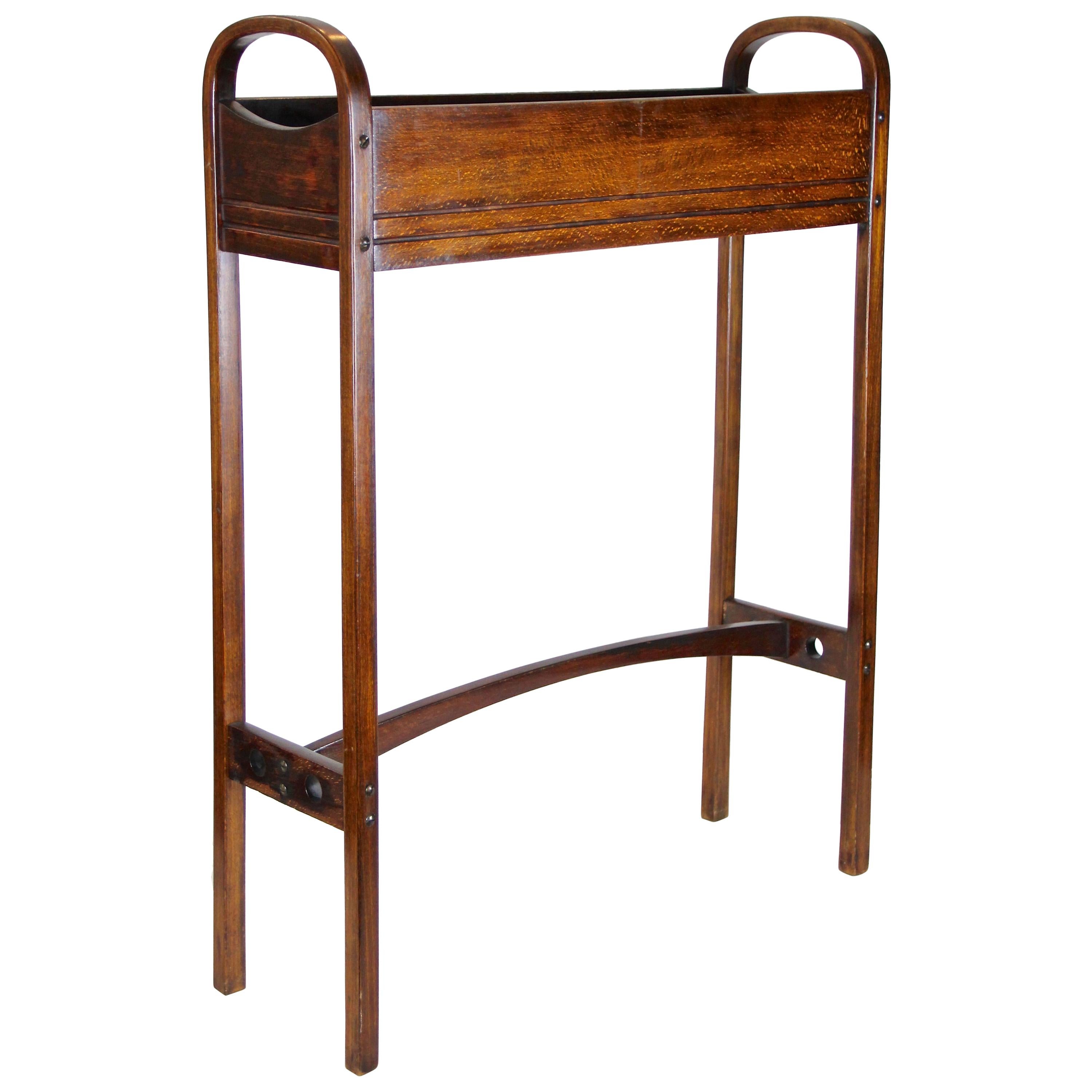 Bentwood Plant Stand or Flower Tub Mod. No. 1 by Thonet, Austria, circa 1915