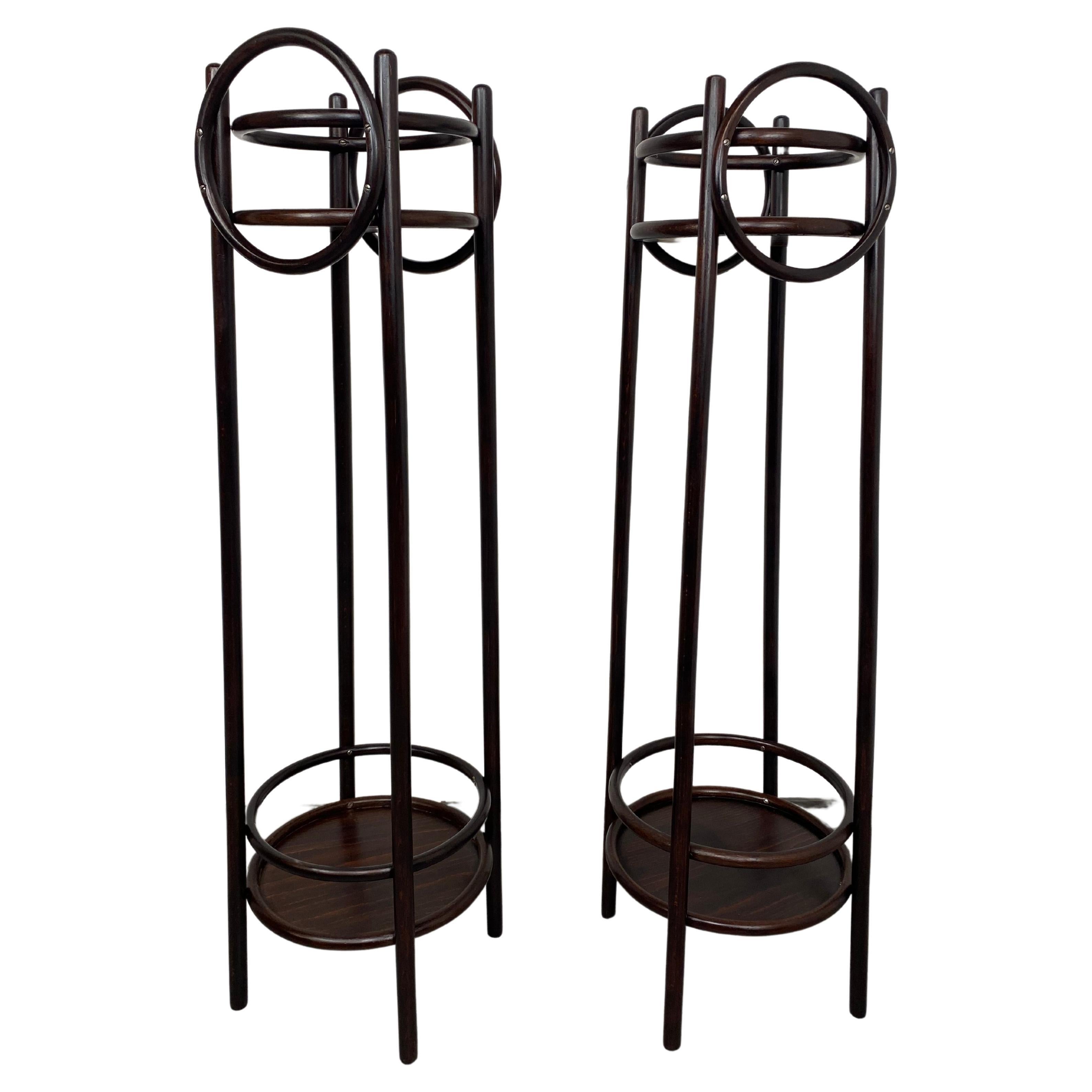 Bentwood Plant Stands by Thonet For Sale