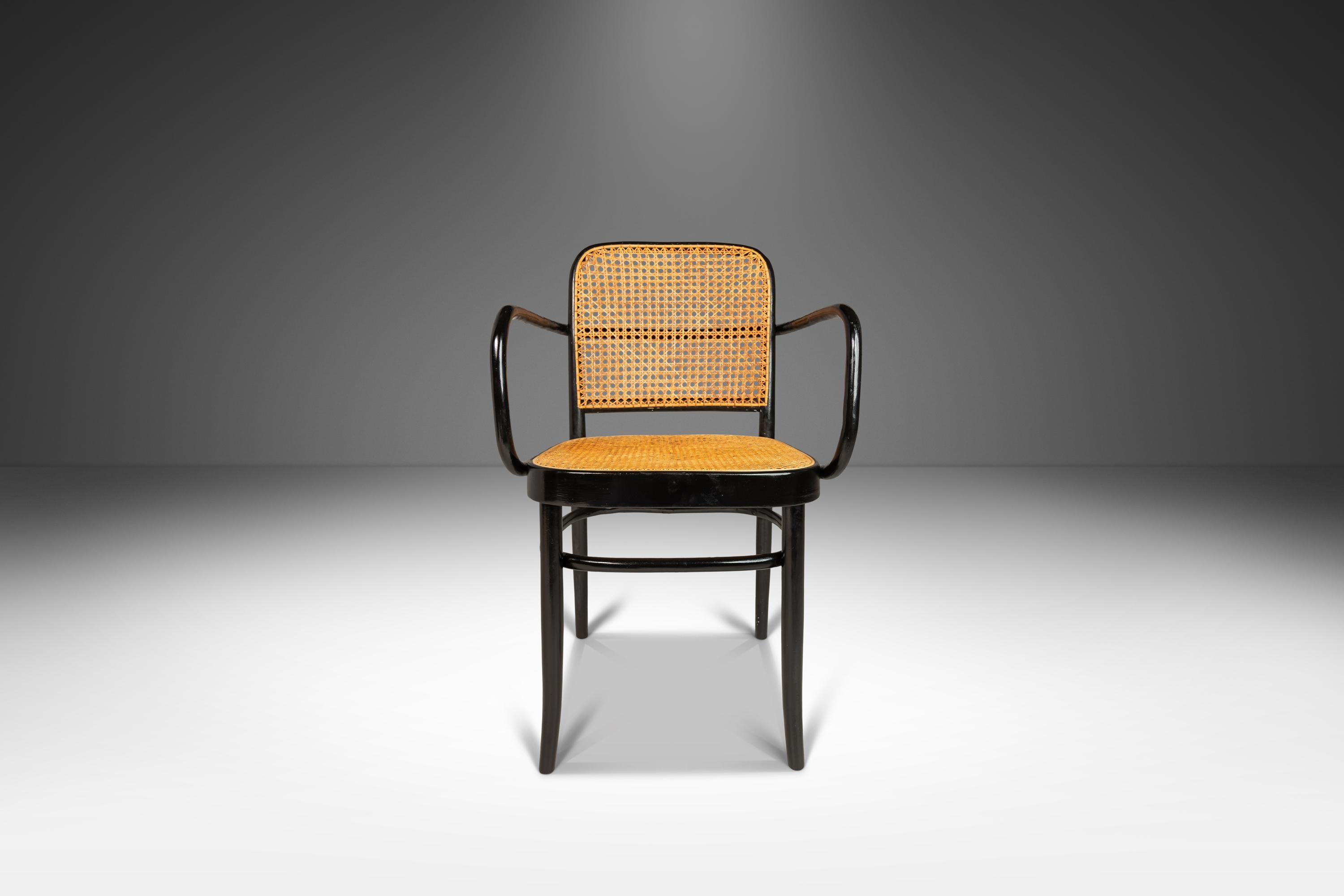 Bentwood Prague Model 811 Dining Chair by Josef Frank Josef Hoffmann for Stendig For Sale 9