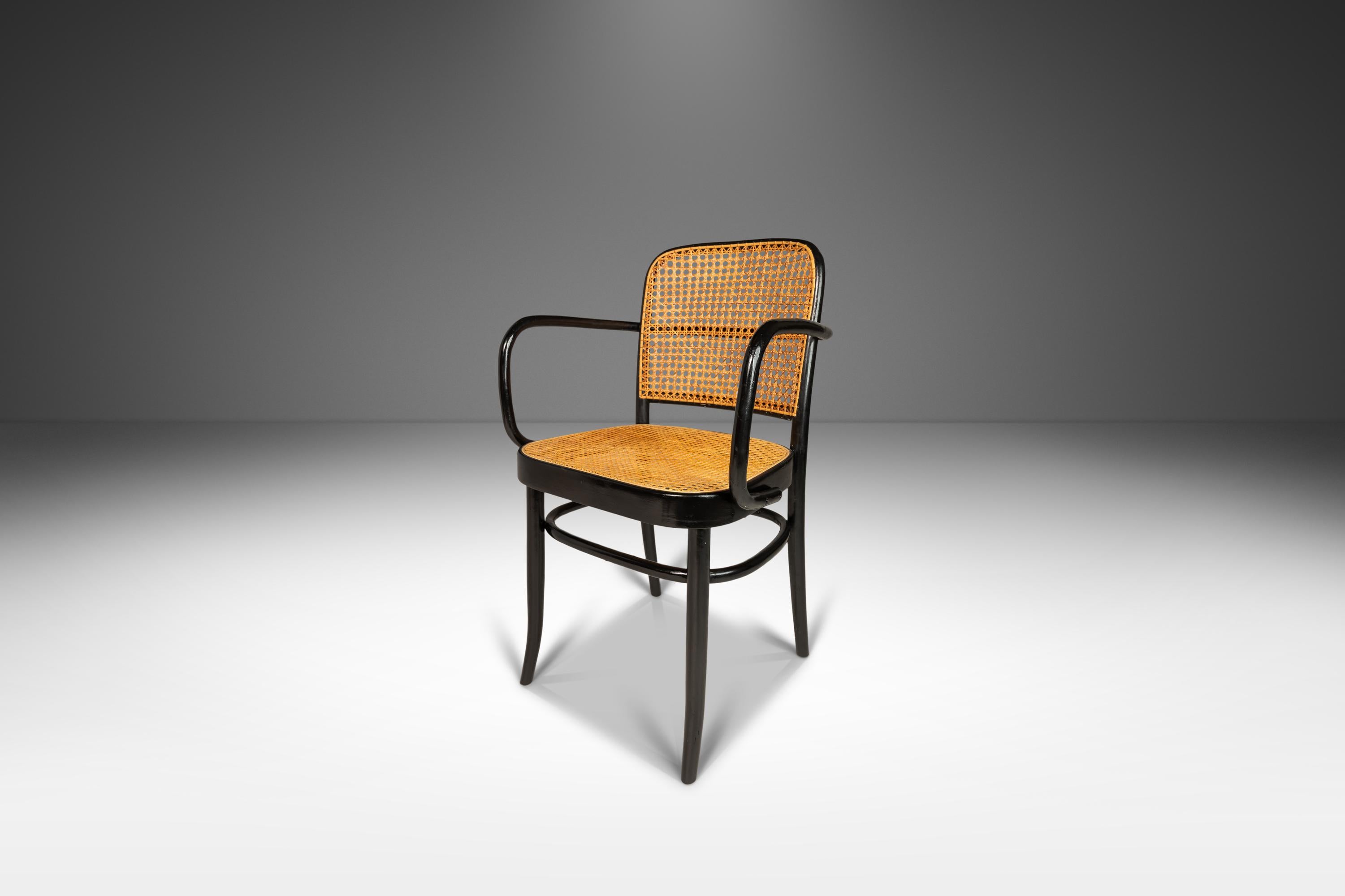 Bentwood Prague Model 811 Dining Chair by Josef Frank Josef Hoffmann for Stendig For Sale 10