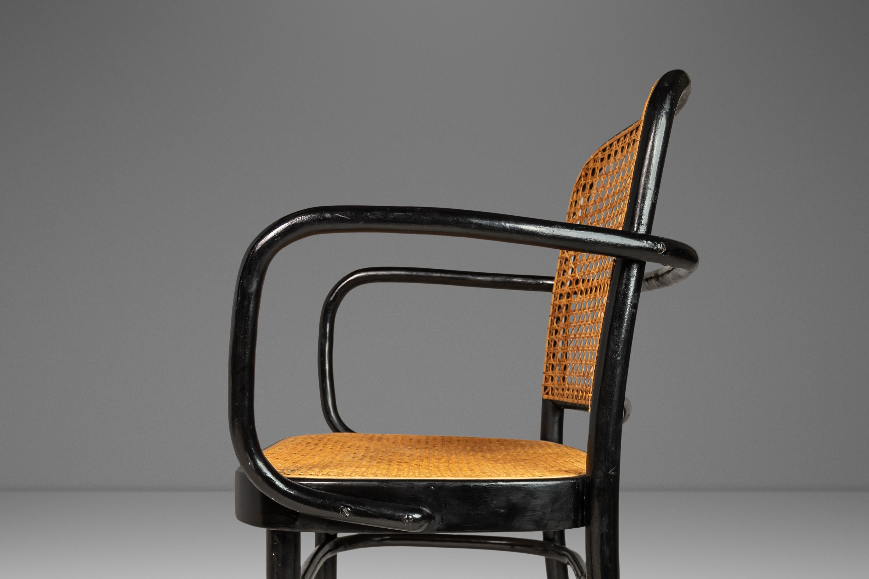 Bentwood Prague Model 811 Dining Chair by Josef Frank Josef Hoffmann for Stendig For Sale 11