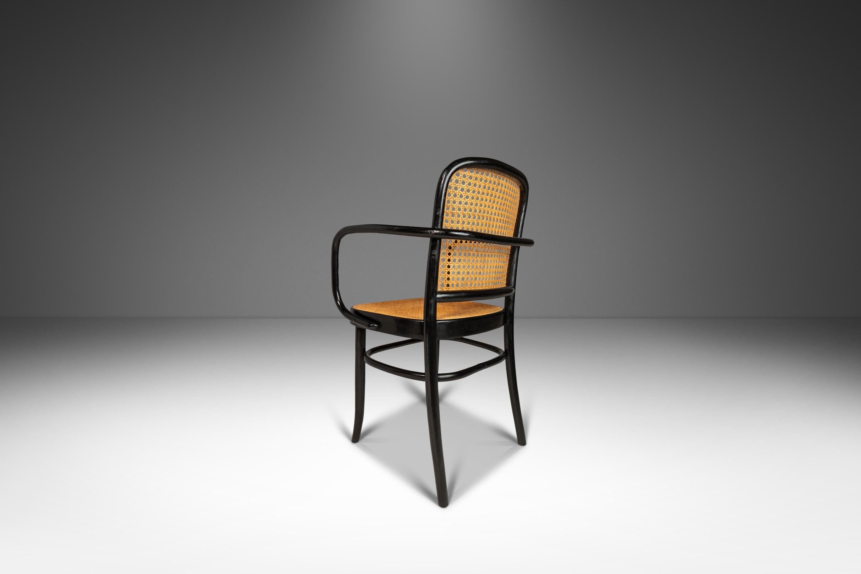 Bentwood Prague Model 811 Dining Chair by Josef Frank Josef Hoffmann for Stendig For Sale 12