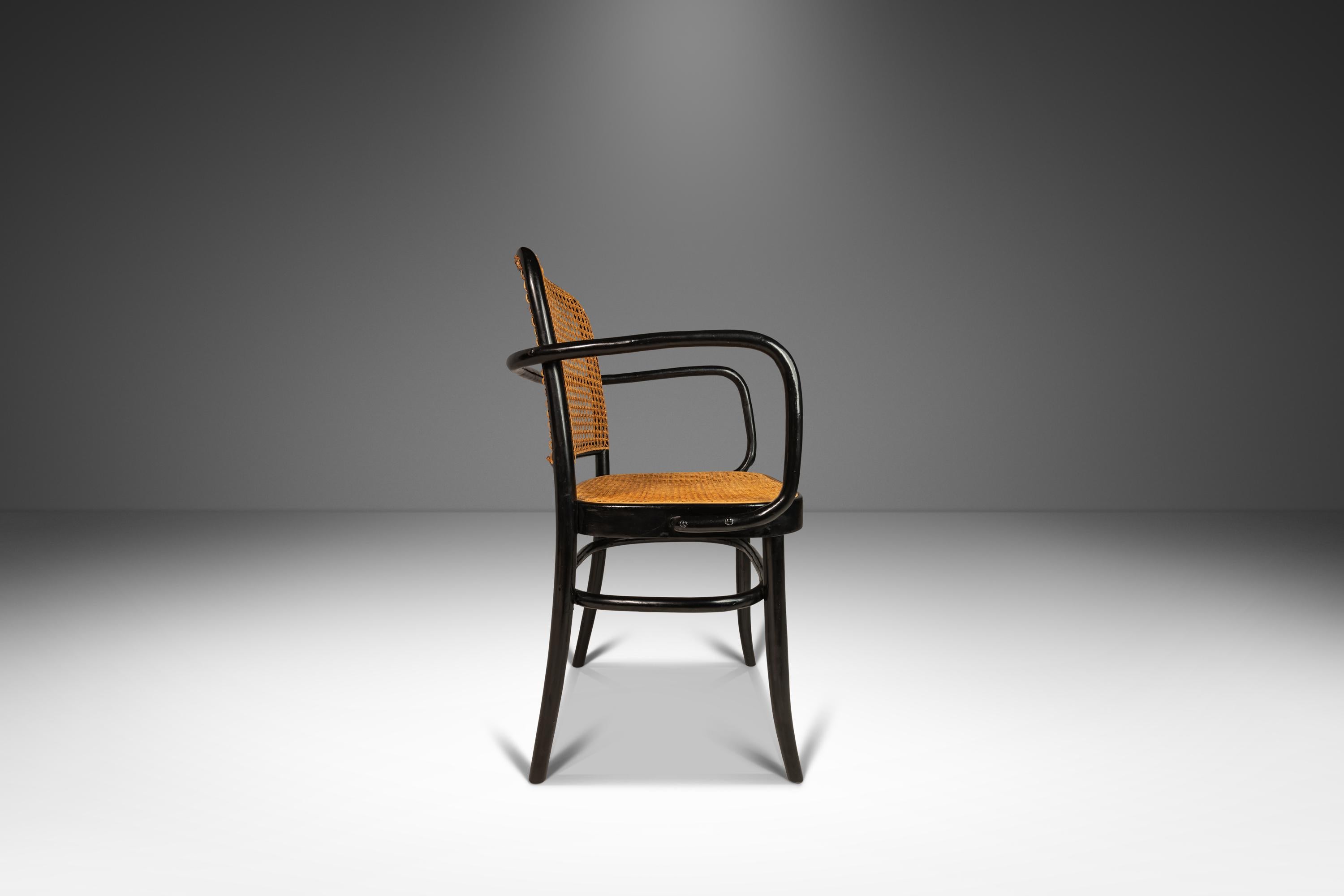 Bentwood Prague Model 811 Dining Chair by Josef Frank Josef Hoffmann for Stendig For Sale 2