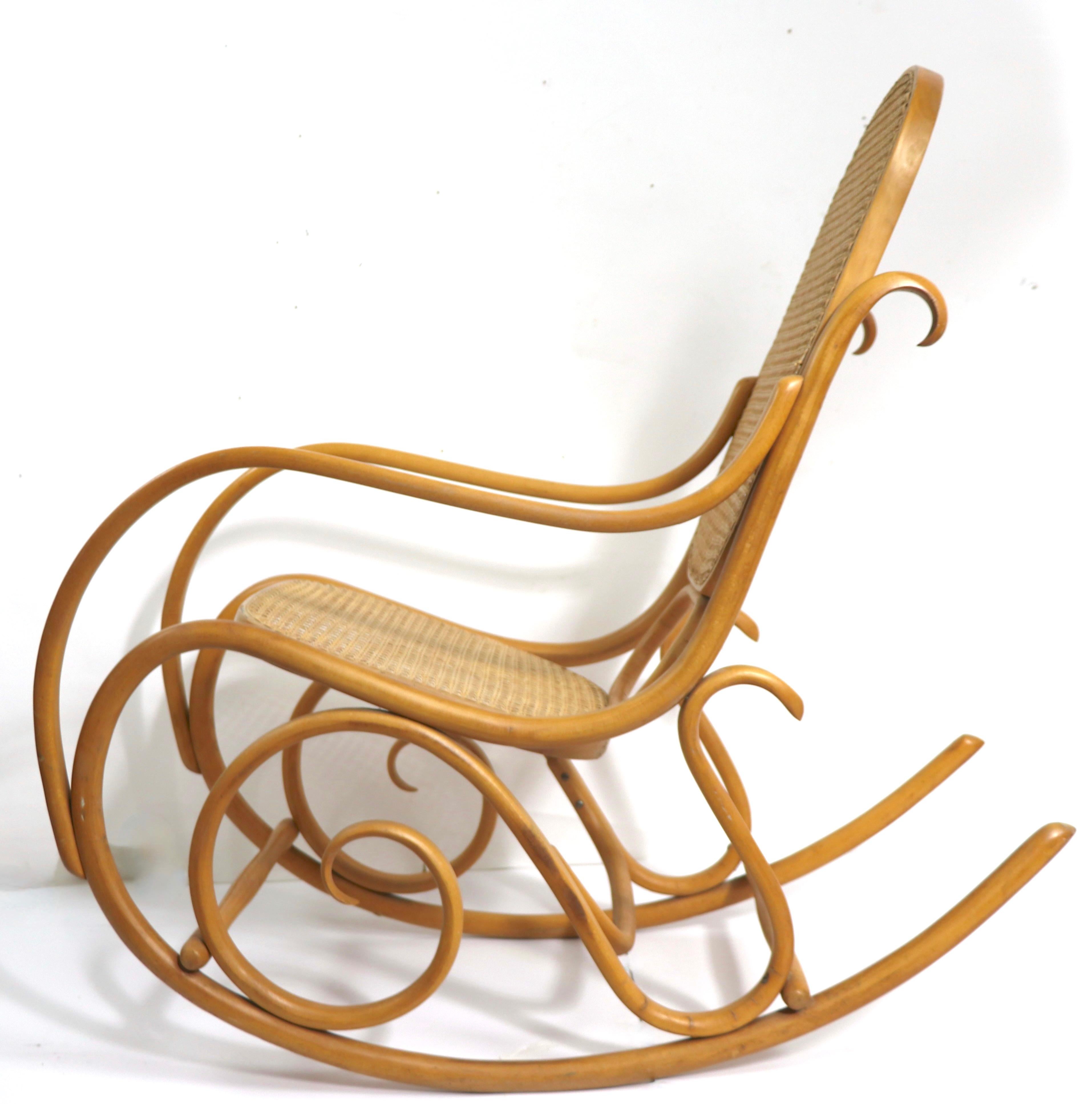 thonet bentwood rocking chair