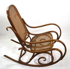 Bentwood Rocking Chair Attributed to Thonet