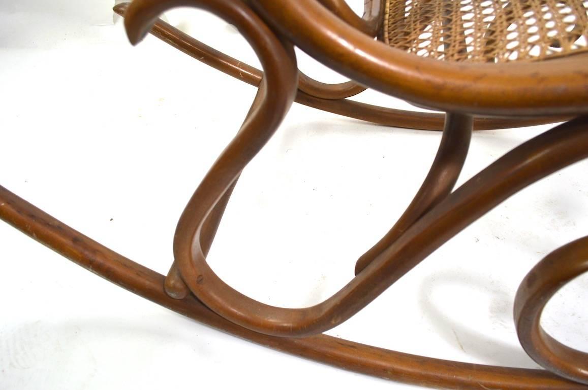 thonet rocking chair made in poland