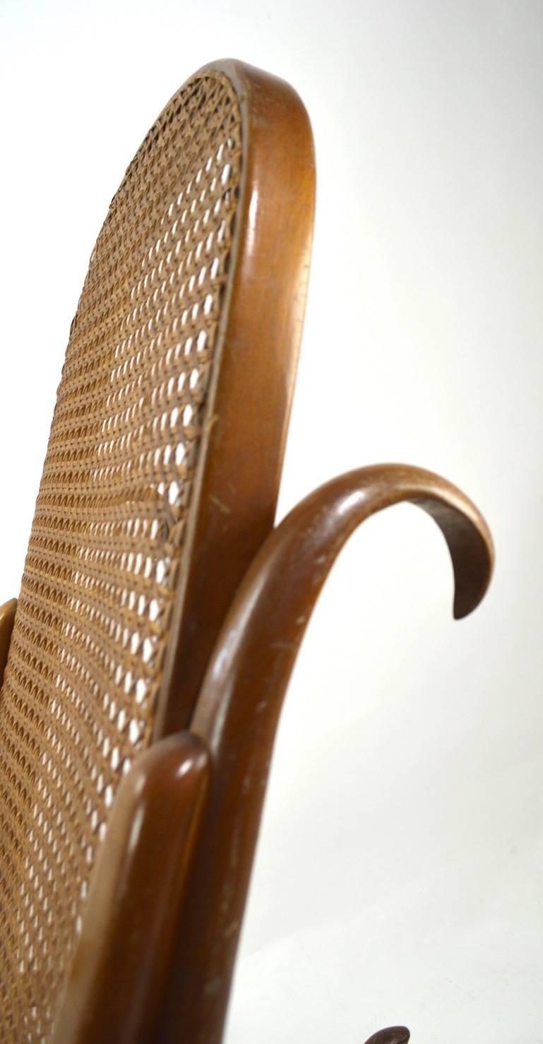 Bentwood Rocking Chair Attributed to Thonet In Good Condition In New York, NY
