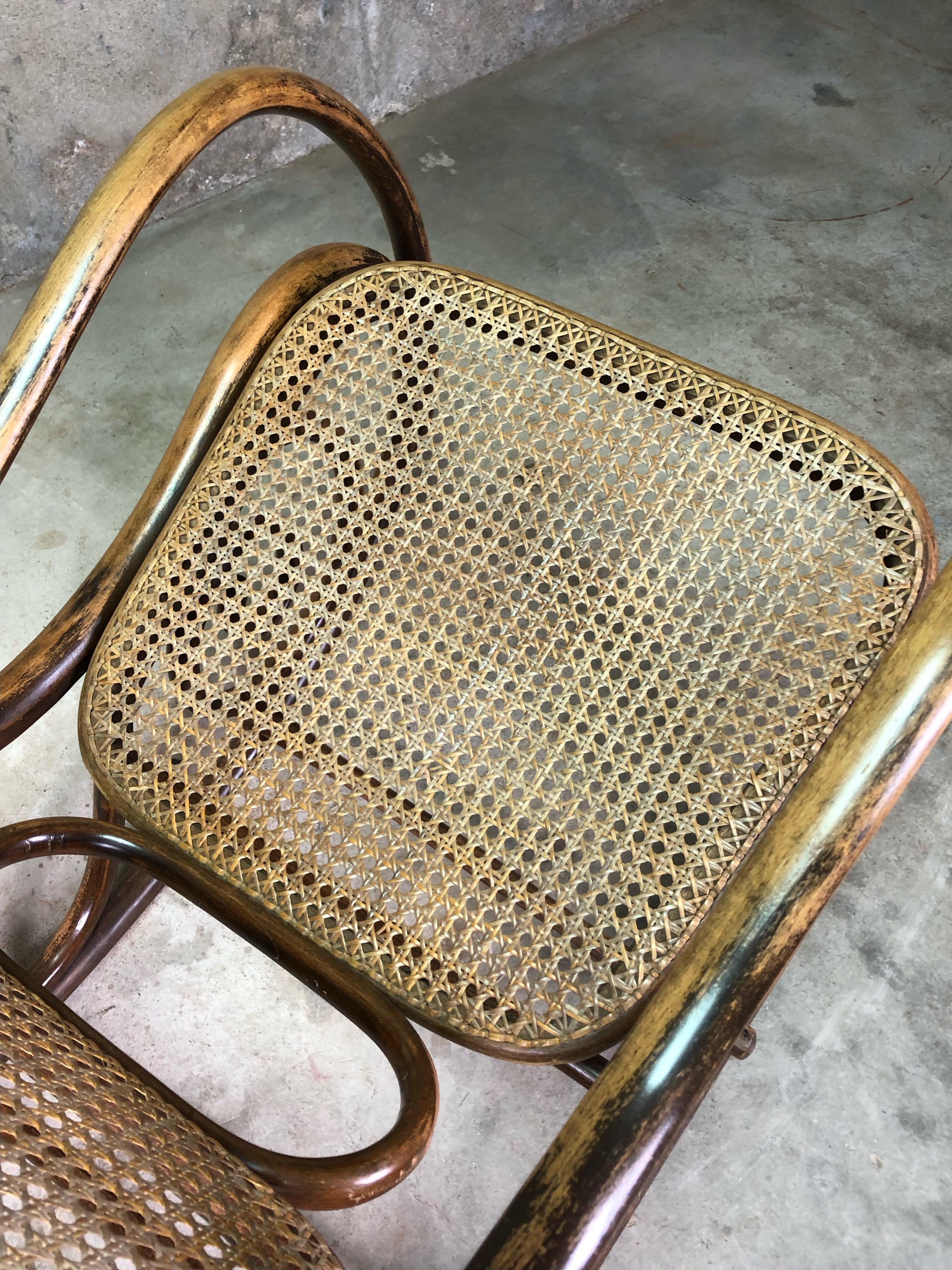 Bentwood Rocking Chair by Fischel, Niemes in Böhmen, Austria, 1910 For Sale 1