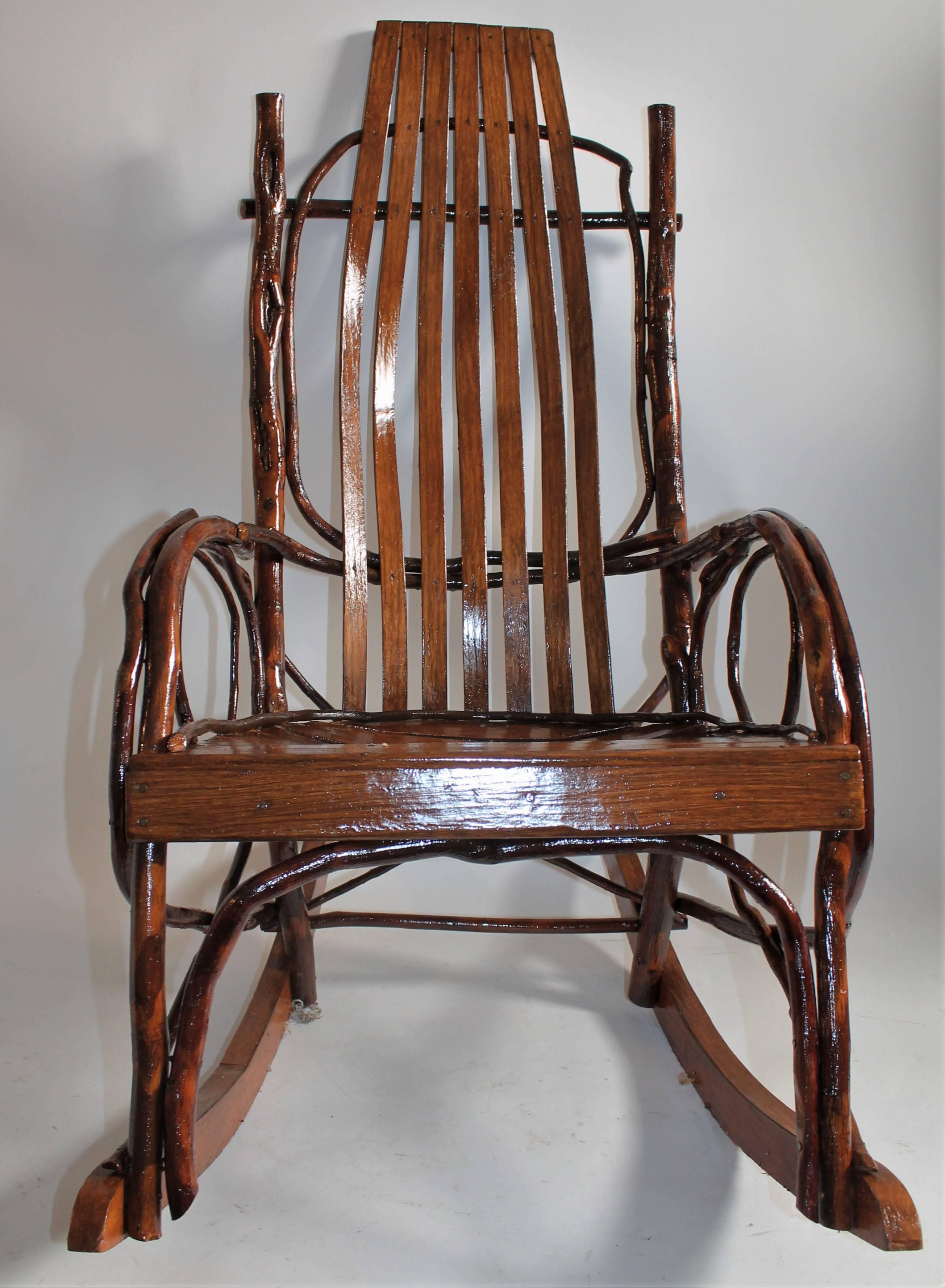 amish bentwood rocking chair