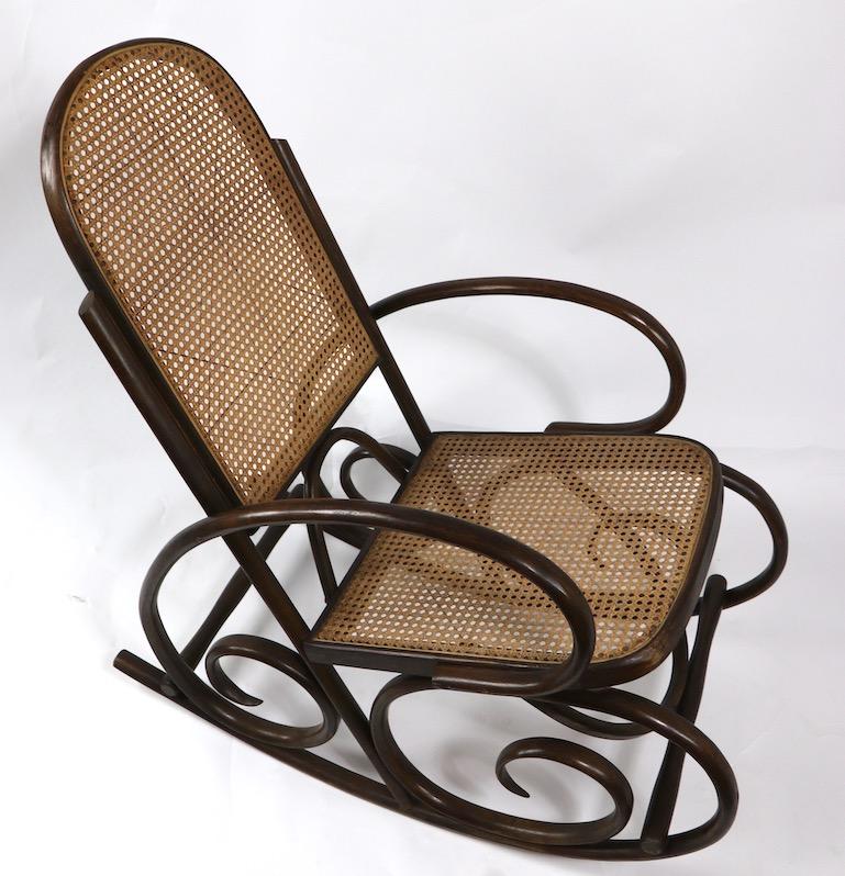 bent wood rocking chair