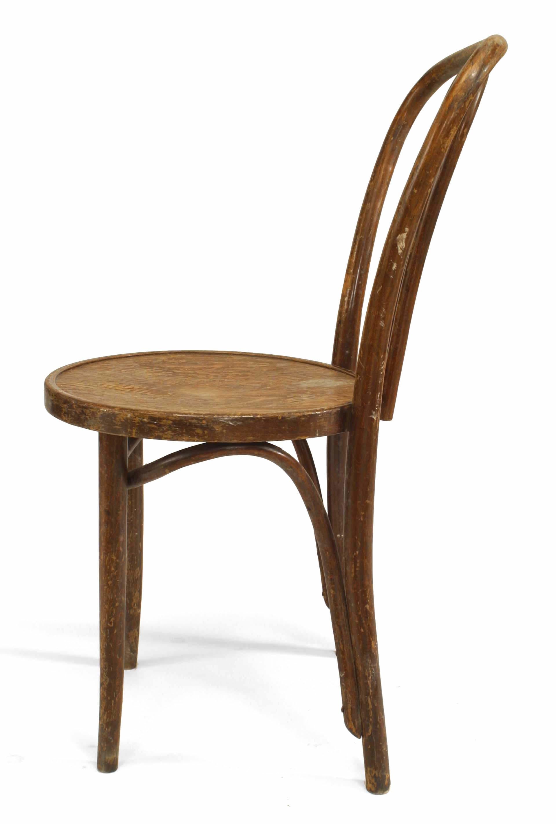 84 Sedie da caffè in Wood con schienale aperto e seduta in legno. Da BILLY'S 1890 RESTAURANT, NY. (84 - PREZZO UNITARIO)