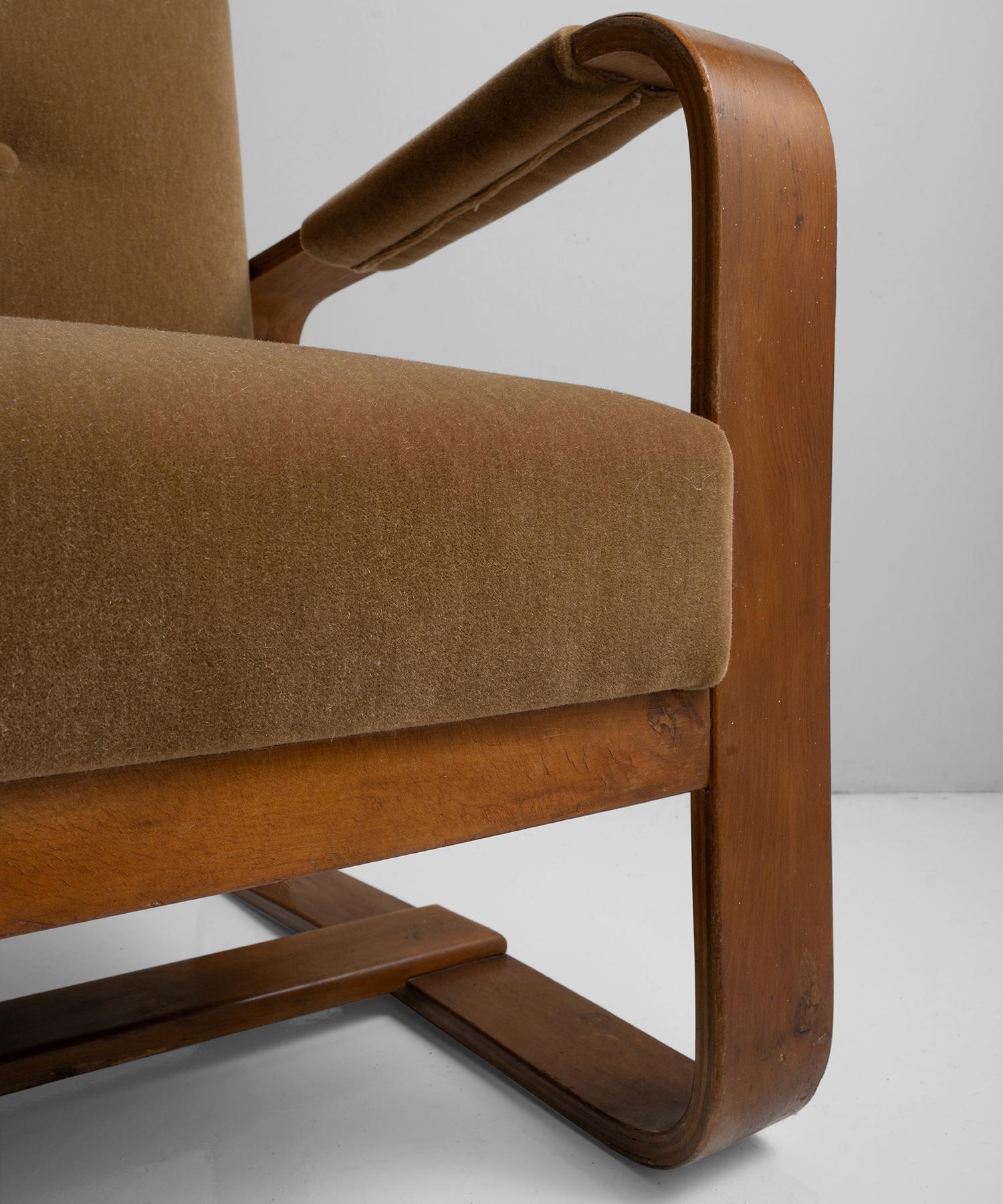 20th Century Bentwood Settee by Giuseppe Pagano