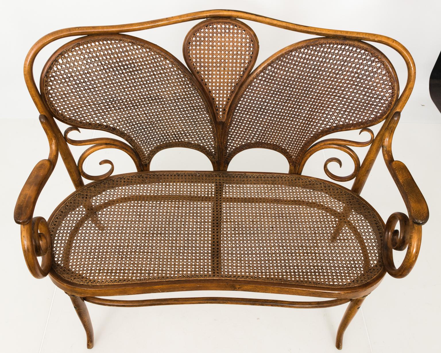 Bentwood Settee in the Manner of Michael Thonet 12