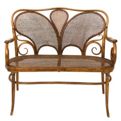 Bentwood Settee in the Manner of Michael Thonet