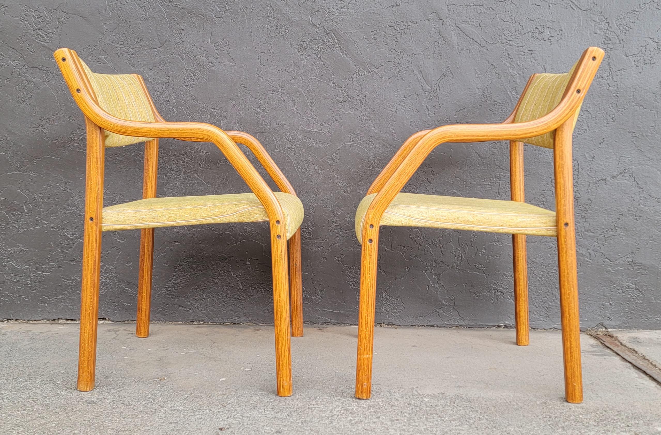 Mid-Century Modern Bentwood Side Chairs a Pair
