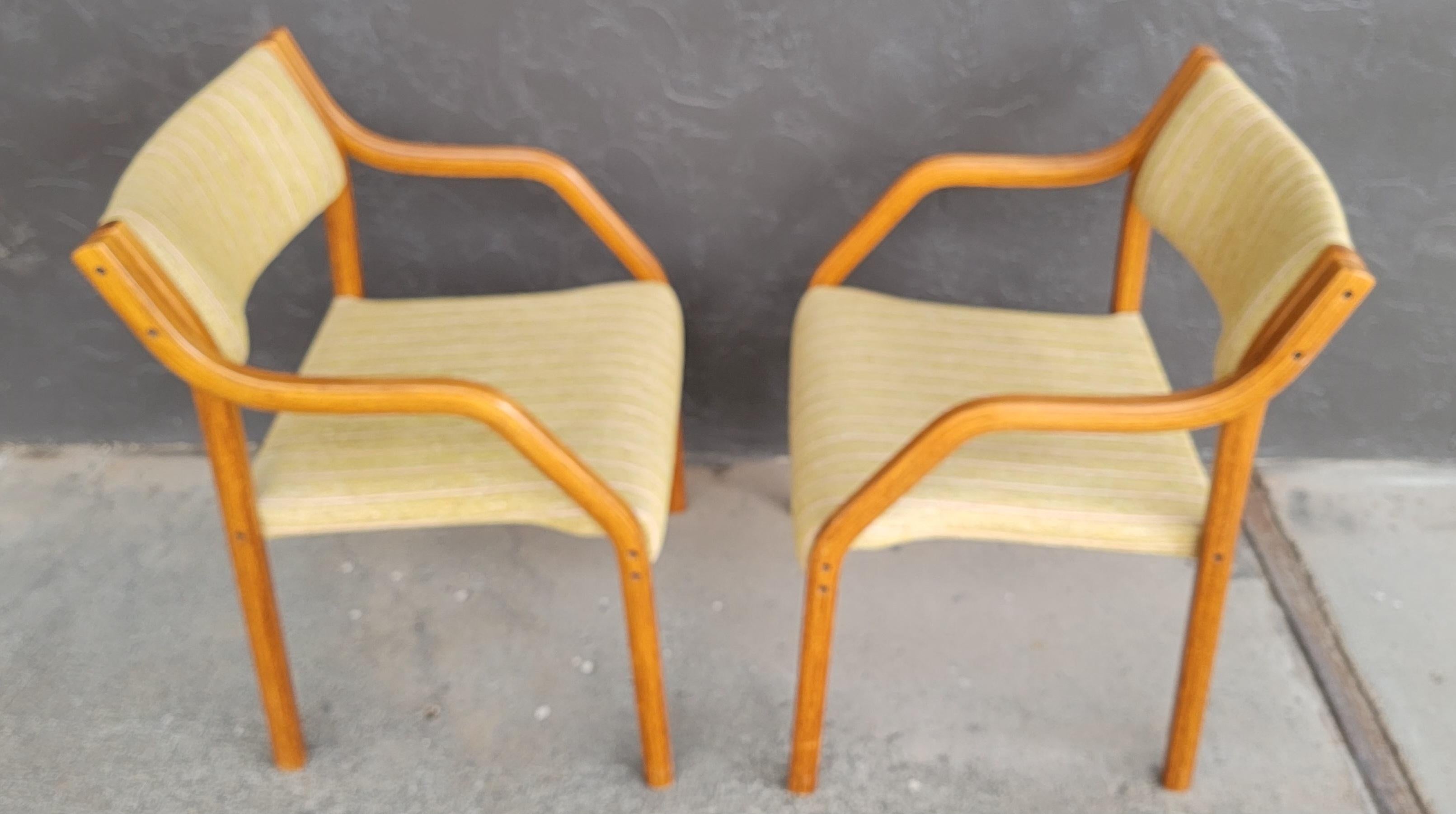 20th Century Bentwood Side Chairs a Pair
