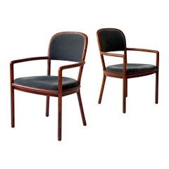 Bentwood Side Chairs by Ward Bennett for Brickell Associates
