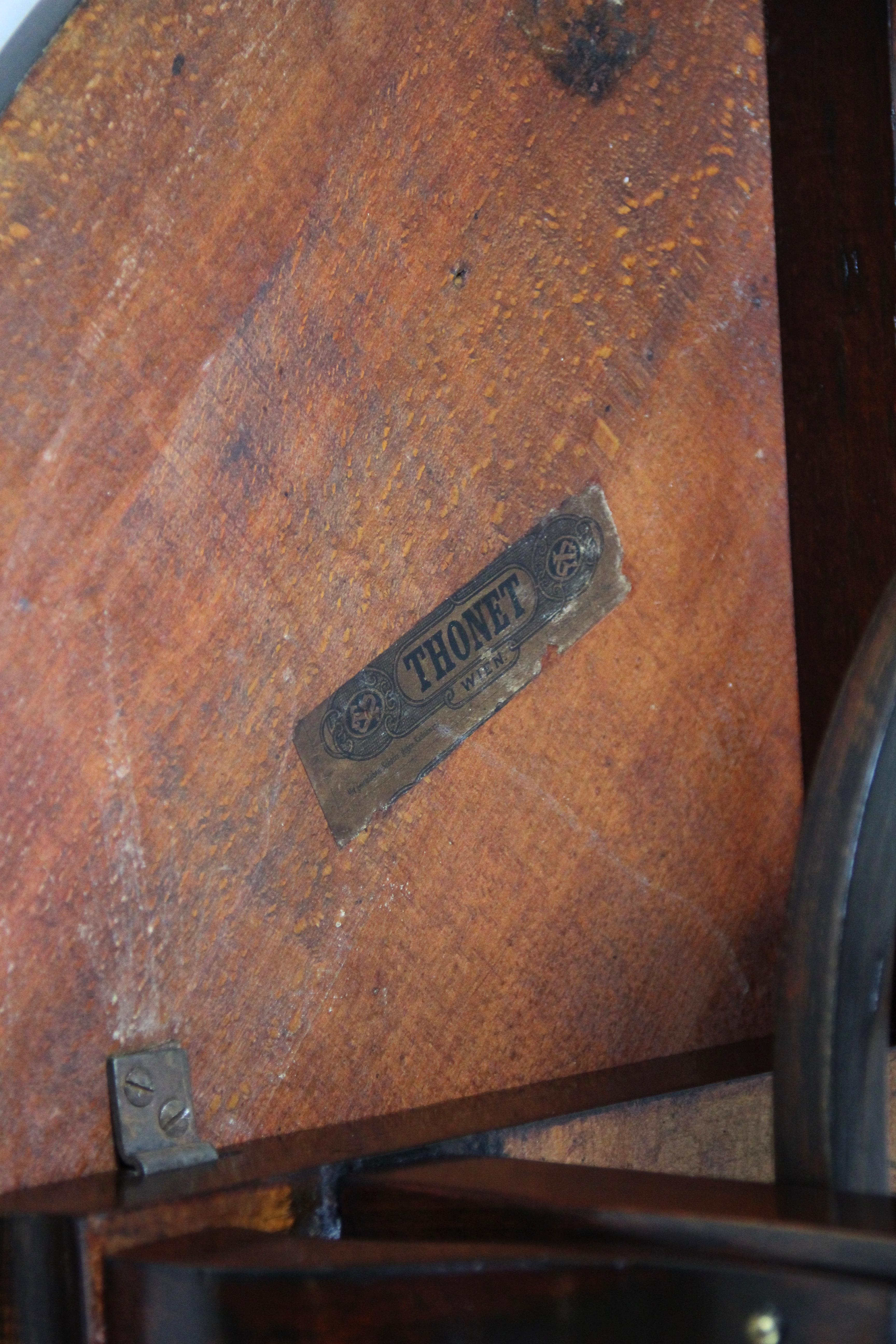 Bentwood Side Table by Thonet Vienna Art Nouveau, Austria, circa 1905 9