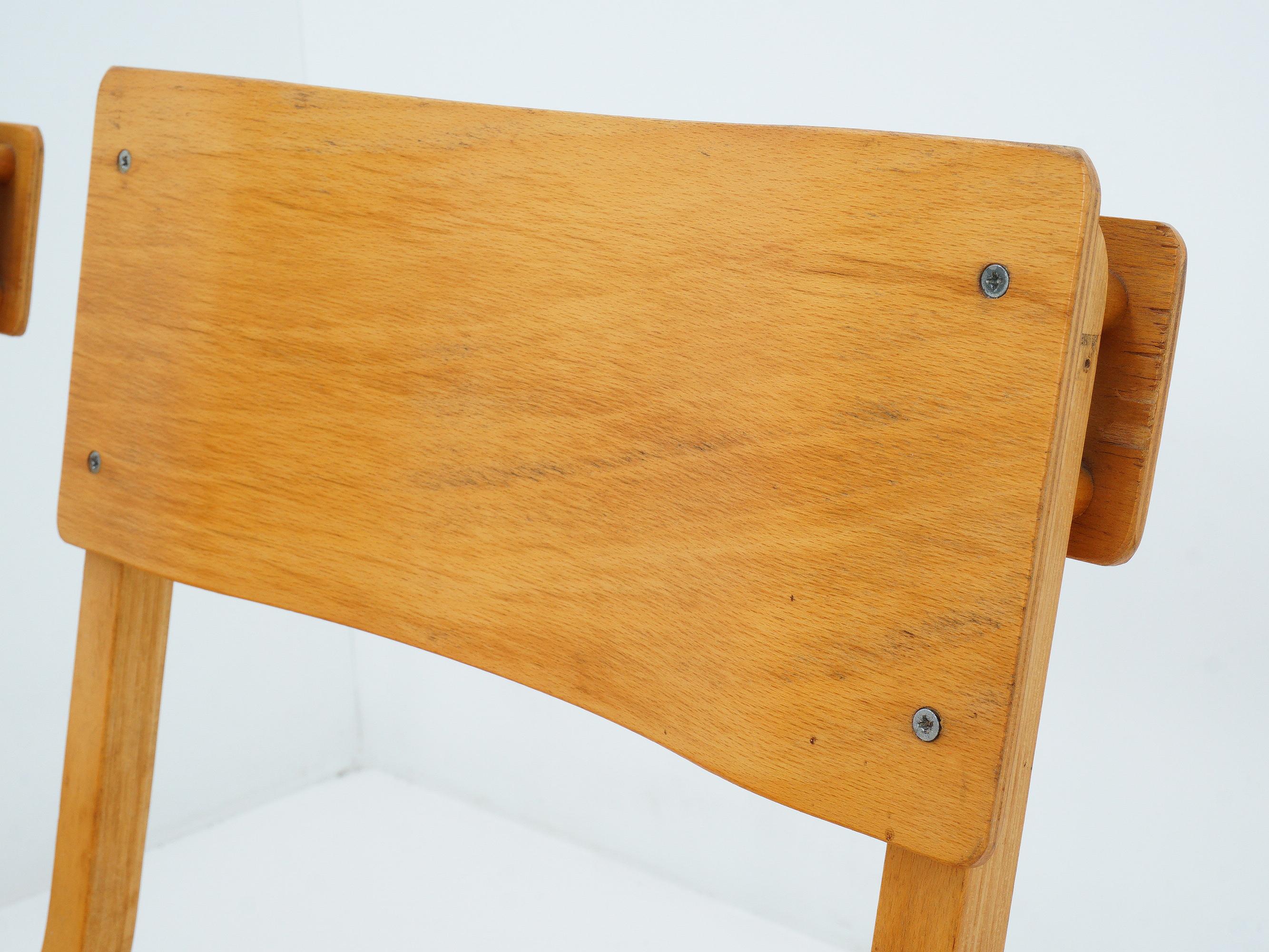 Bentwood Stacking Chairs by Stafford, 1950s 4